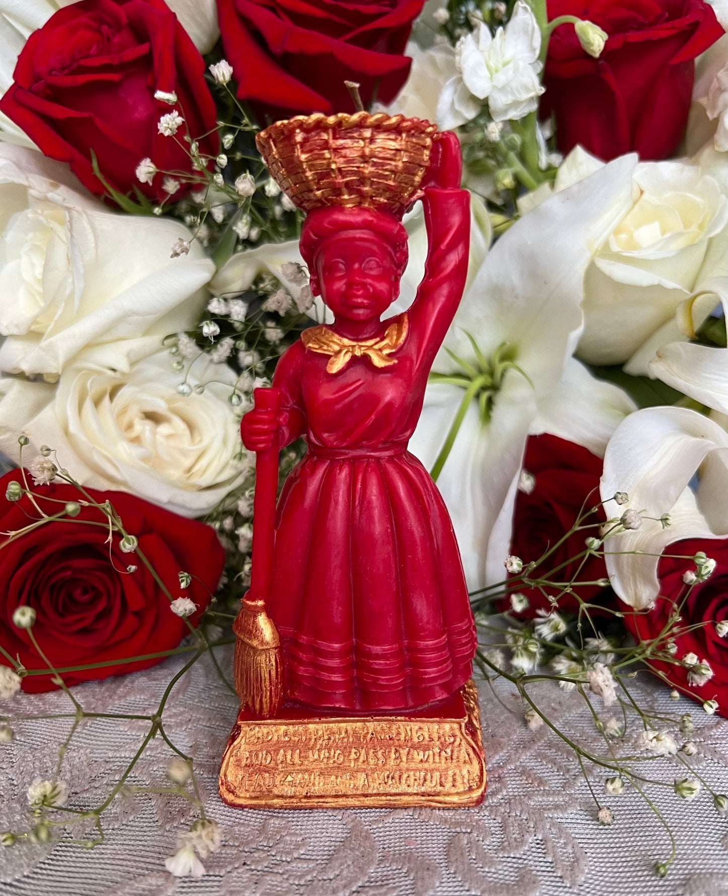 La Madama Candle + Love + Money + Luck + Home + Divination + Healing + 24K Gold + Hand painted