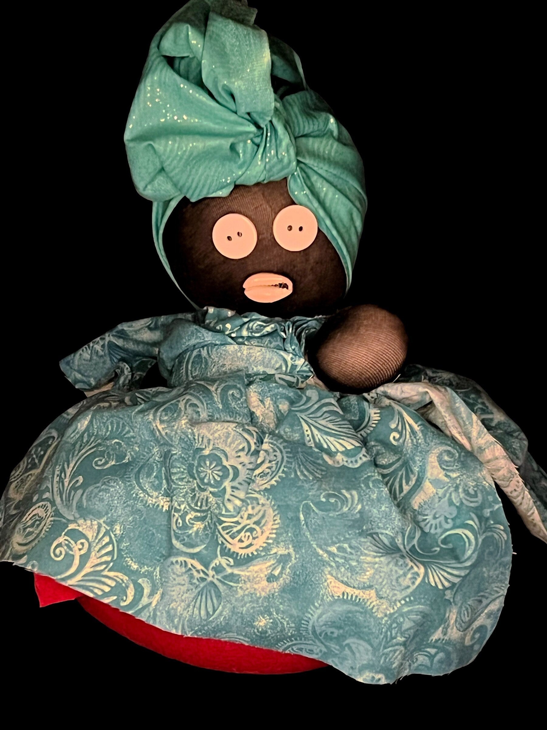 Big Mama Dollie + Spirit Doll + Blessed + Protection + Hoodoo + Conjure + JuJu + Handcrafted + La Madama