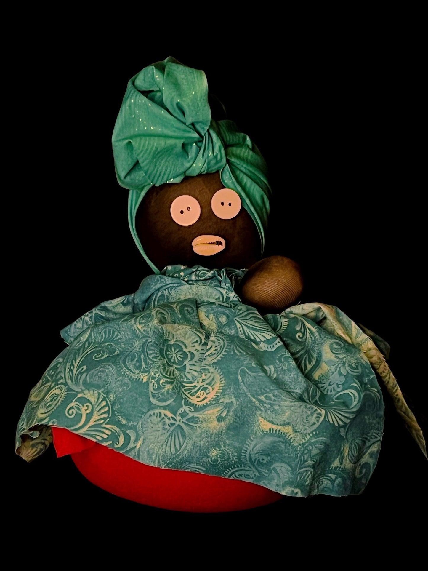 Big Mama Dollie + Spirit Doll + Blessed + Protection + Hoodoo + Conjure + JuJu + Handcrafted + La Madama