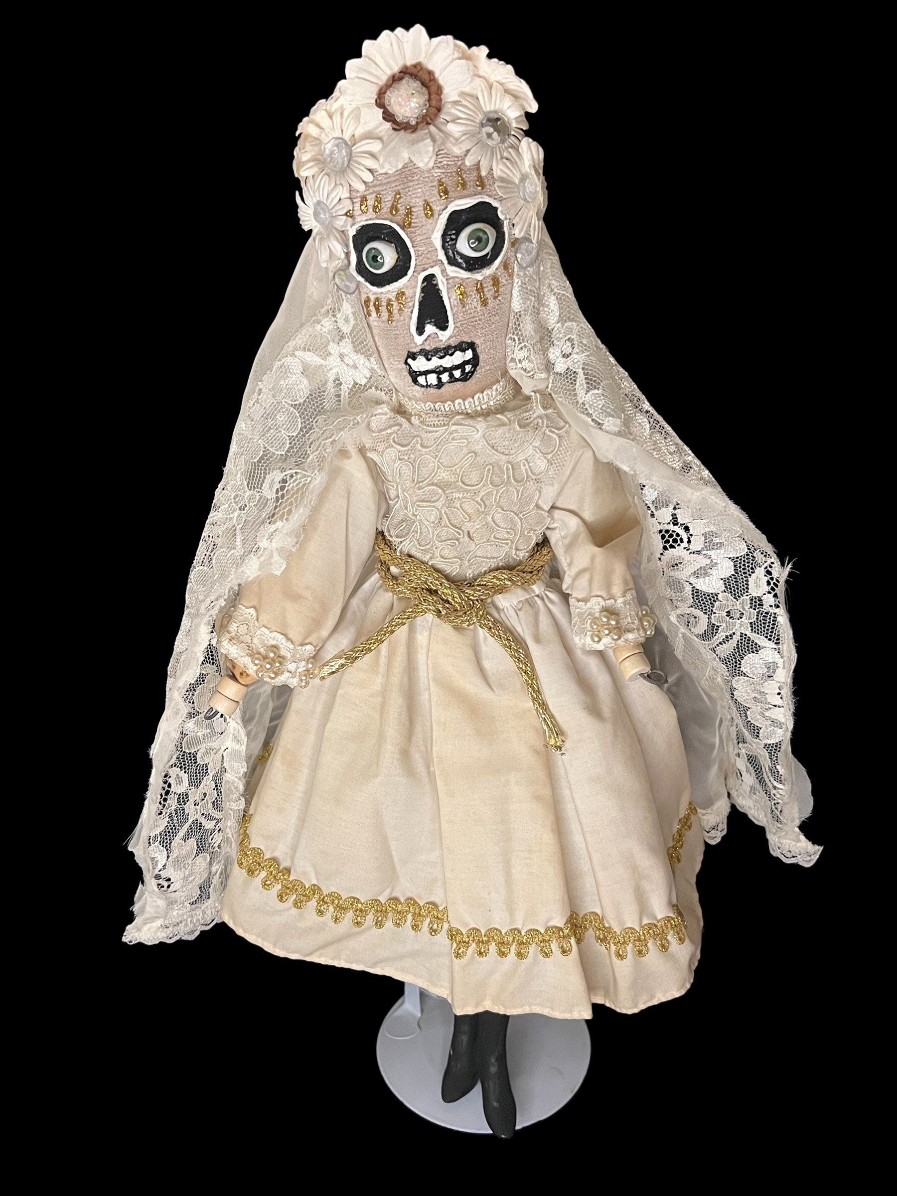 Handcrafted New Orleans Voodoo Doll + JuJu + Cleansed and Blessed + Poppet + Sells for More in Galleries! + Vodou