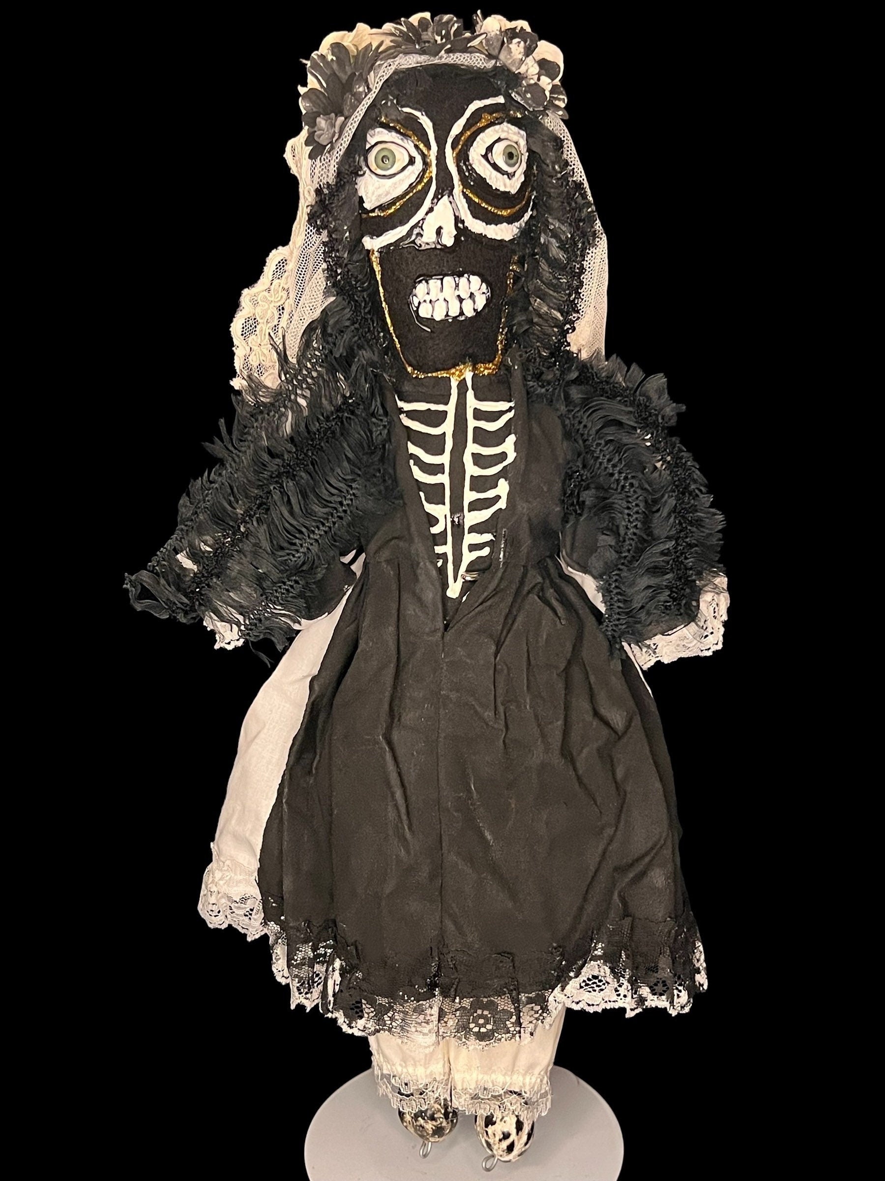 Handcrafted New Orleans Voodoo Doll + Double Sided + Ancestors + JuJu + Cleansed and Blessed + Poppet + Sells for More in Galleries! + Vodou