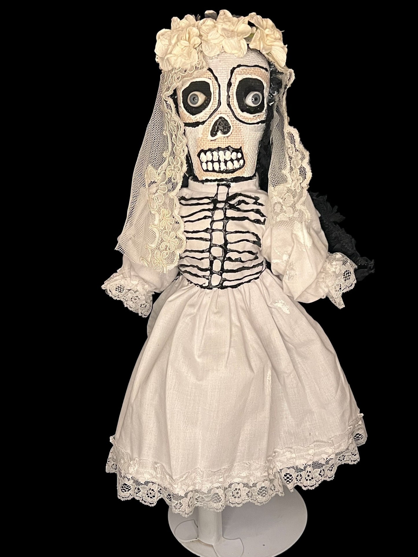 Handcrafted New Orleans Voodoo Doll + Double Sided + Ancestors + JuJu + Cleansed and Blessed + Poppet + Sells for More in Galleries! + Vodou
