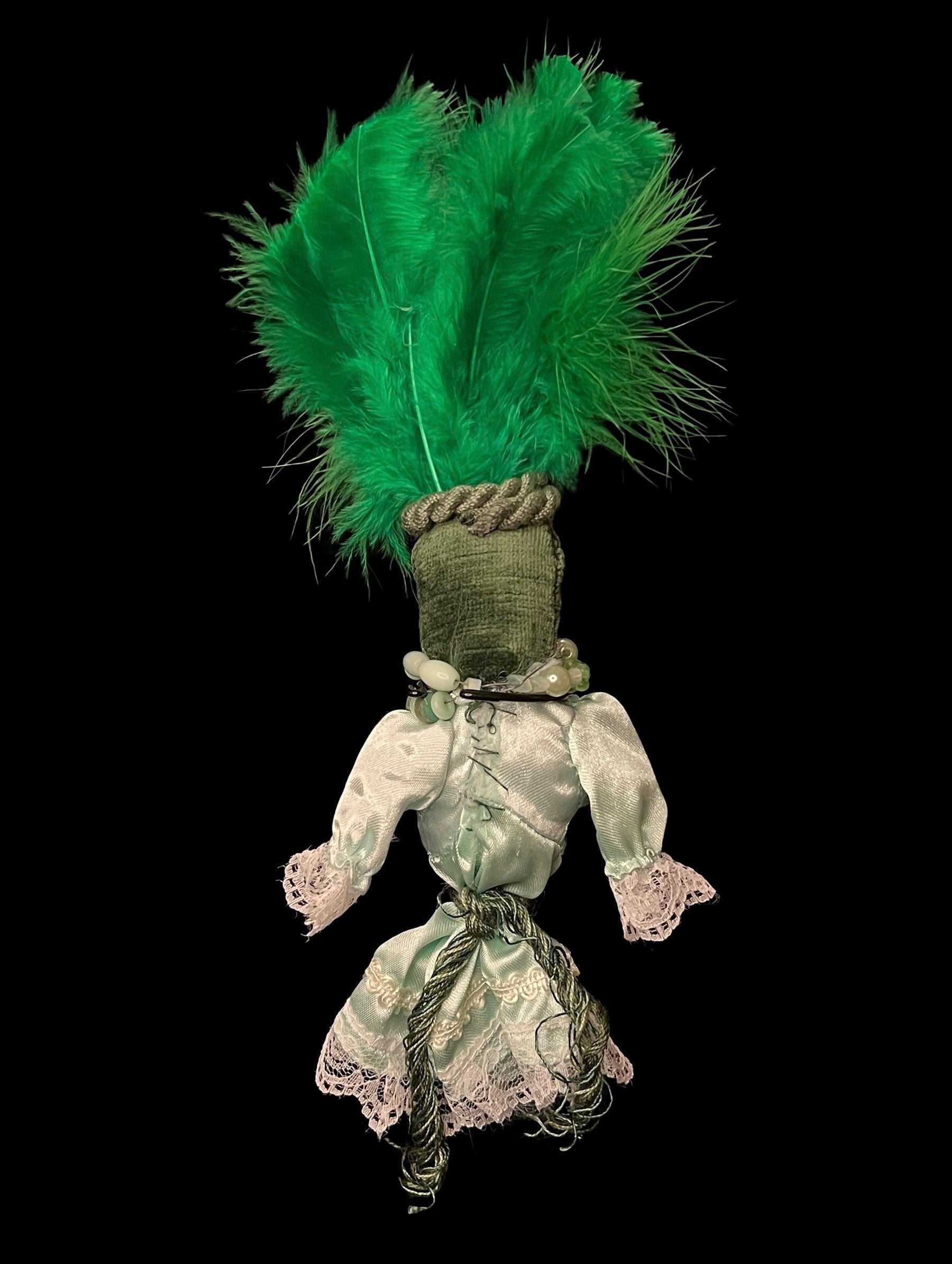 Handcrafted New Orleans Voodoo Doll + Money + JuJu + Cleansed and Blessed + Poppet + Sells for More in Galleries!