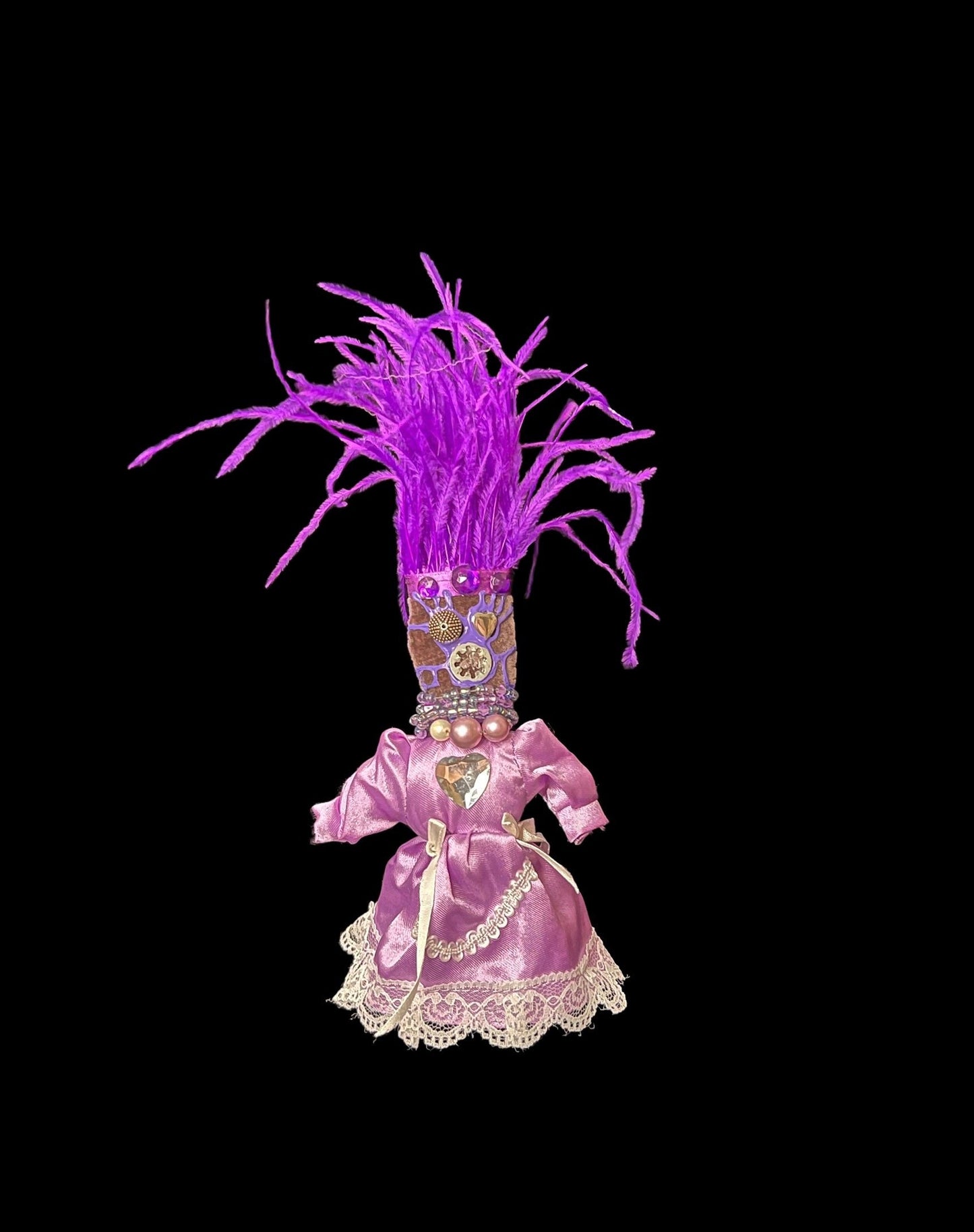 Handcrafted New Orleans Domination Voodoo Doll + JuJu + Cleansed and Blessed + Poppet + Sells for More in Galleries! + Vodou