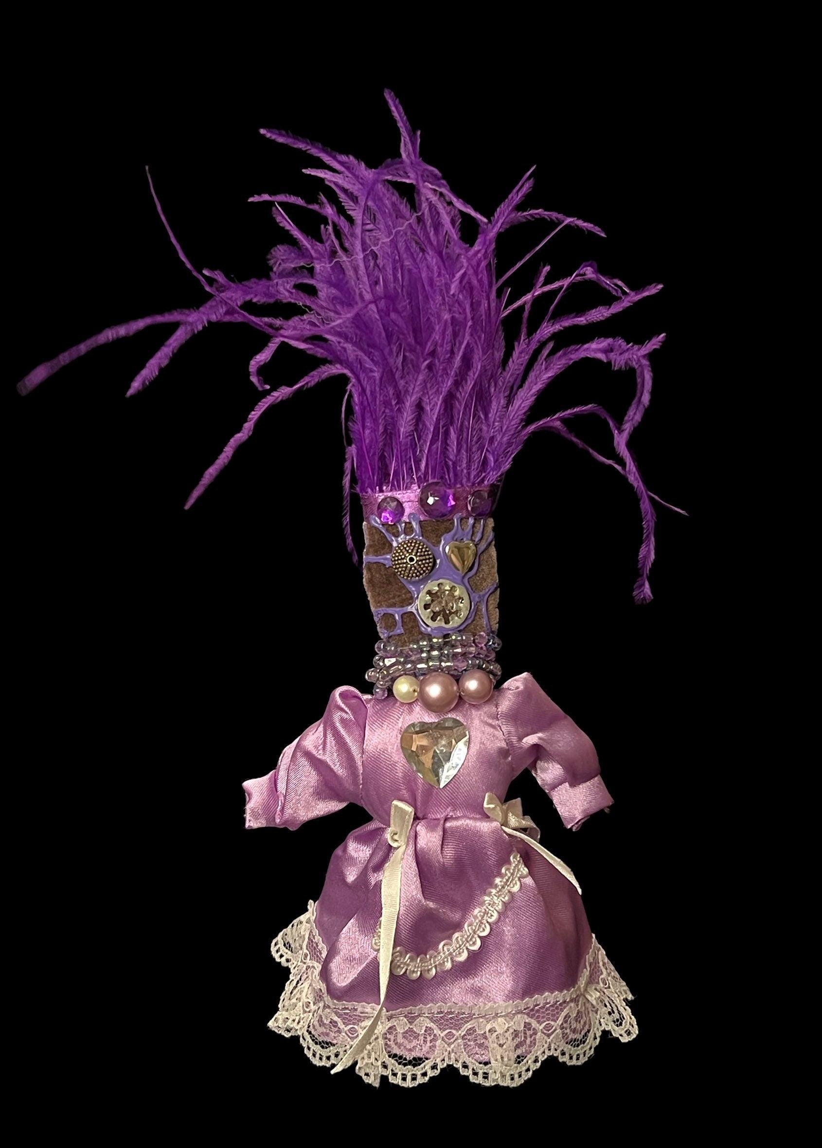 Handcrafted New Orleans Domination Voodoo Doll + JuJu + Cleansed and Blessed + Poppet + Sells for More in Galleries! + Vodou