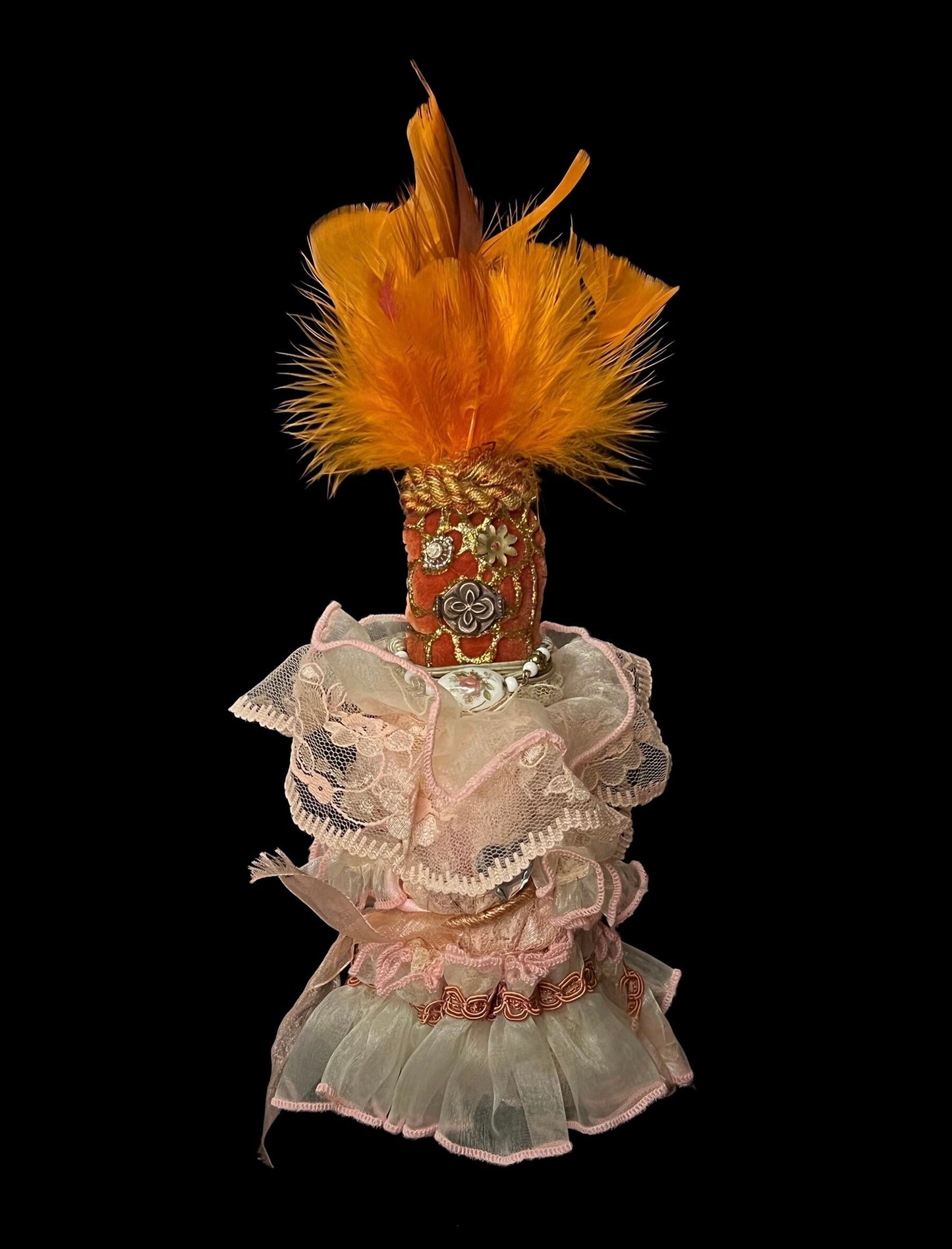 Handcrafted New Orleans Voodoo Doll + Open the Way for Love + JuJu + Cleansed and Blessed + Poppet + Sells for More in Galleries! + Vodou