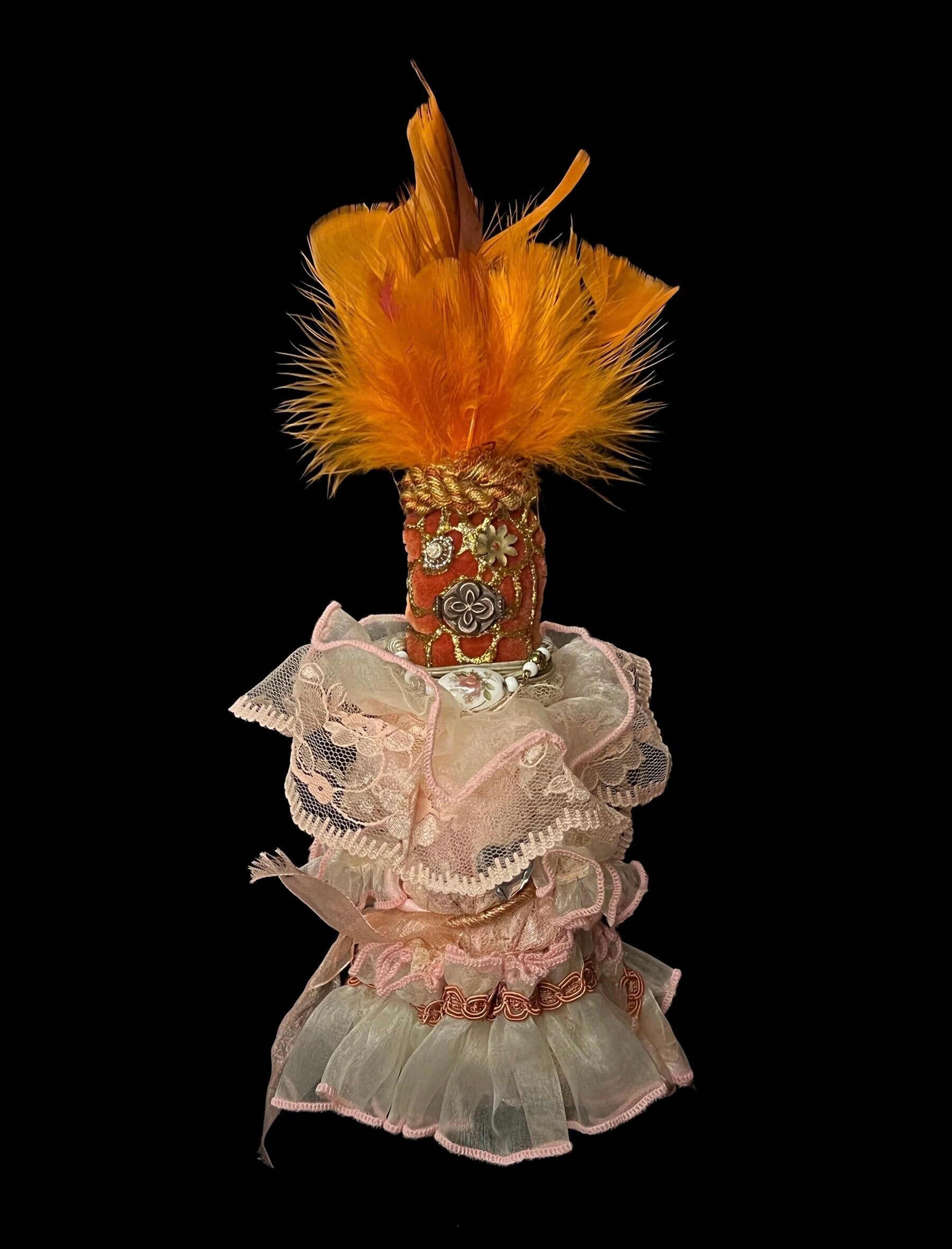 Handcrafted New Orleans Voodoo Doll + Open the Way for Love + JuJu + Cleansed and Blessed + Poppet + Sells for More in Galleries! + Vodou