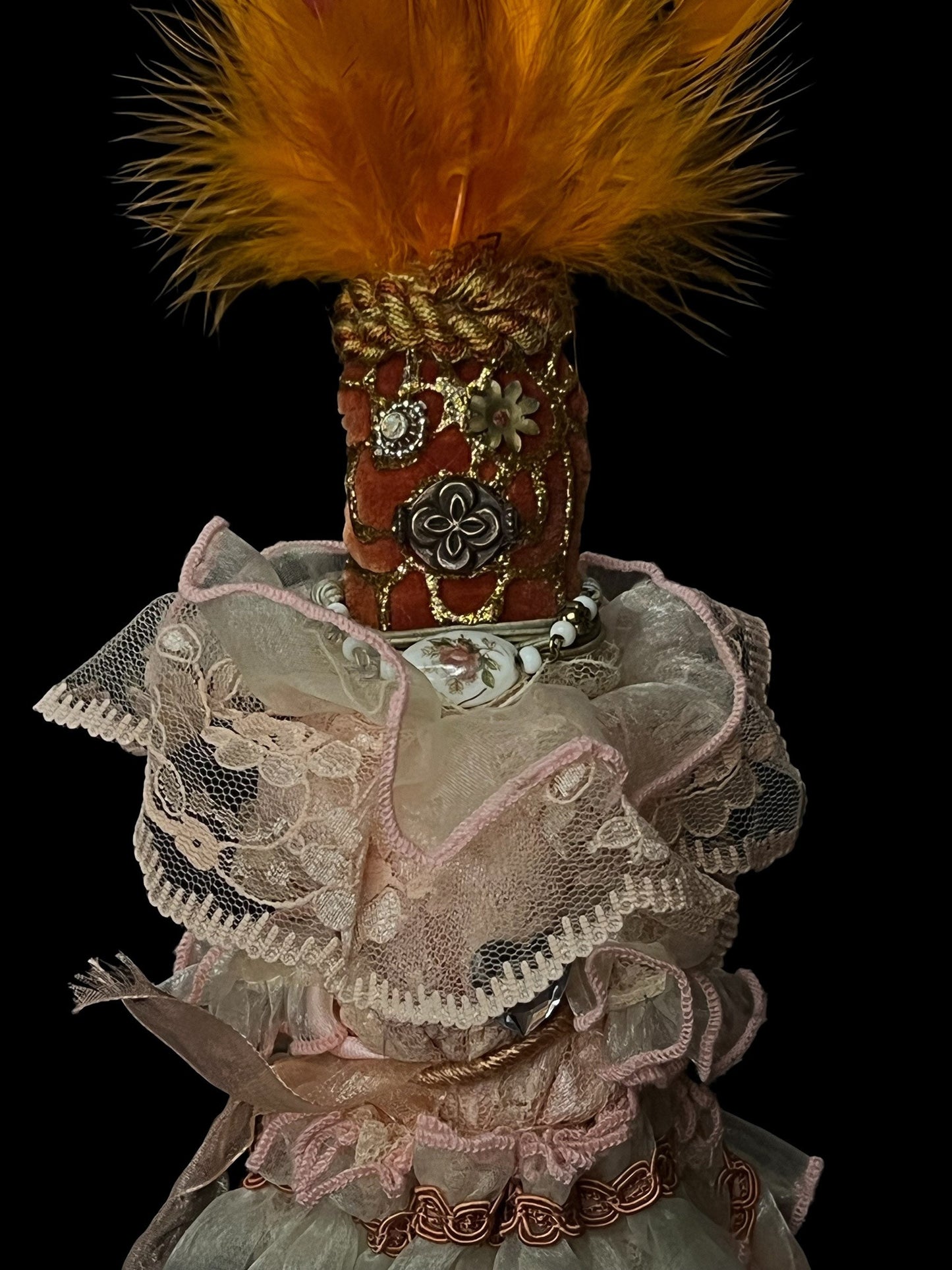 Handcrafted New Orleans Voodoo Doll + Open the Way for Love + JuJu + Cleansed and Blessed + Poppet + Sells for More in Galleries! + Vodou
