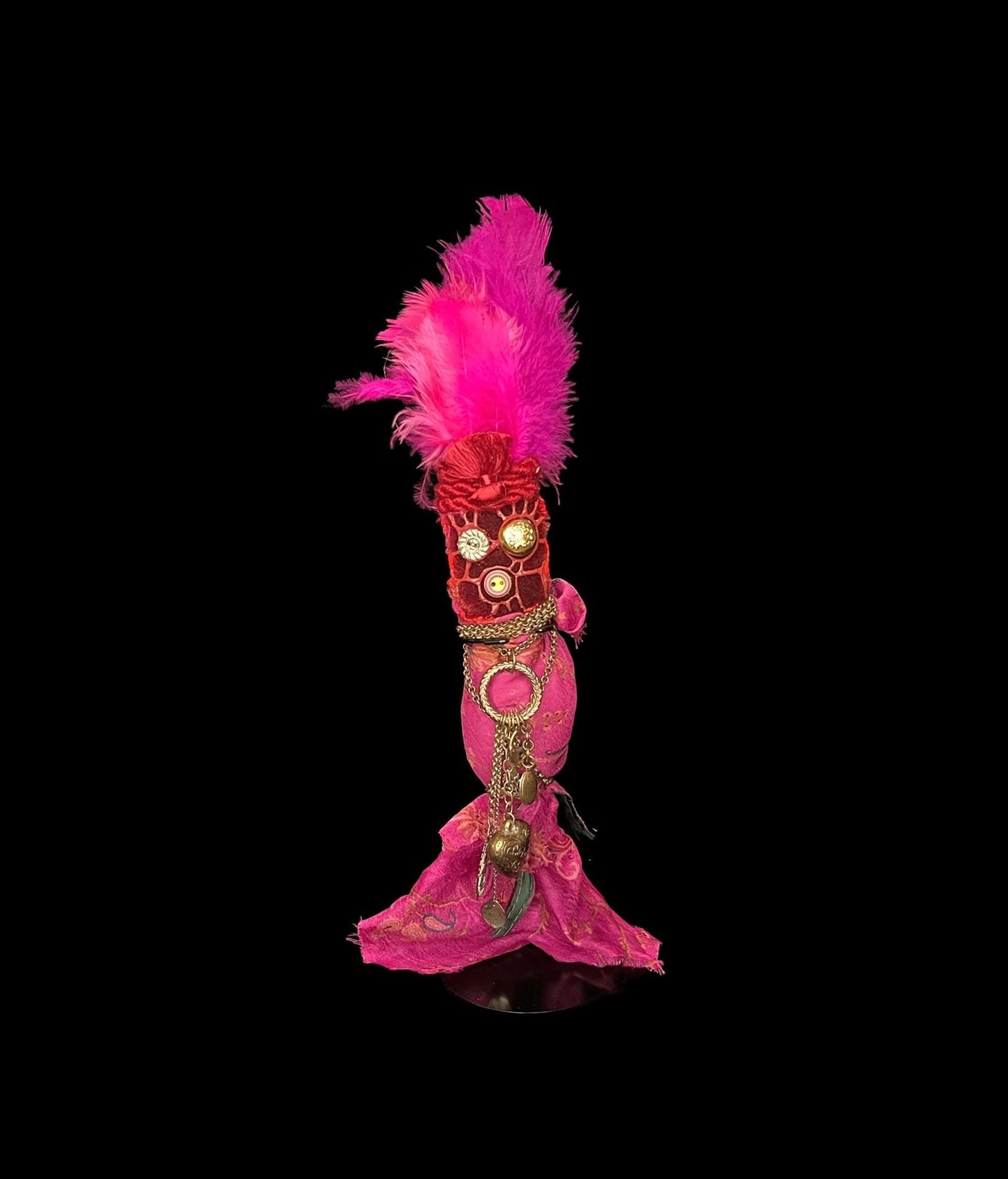 Handcrafted New Orleans Love Voodoo Doll + JuJu + Cleansed and Blessed + Poppet + Sells for More in Galleries! + Vodou