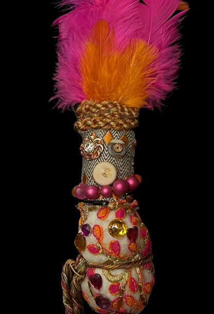 Handcrafted New Orleans Voodoo Doll + Open the Way for Love + JuJu + Cleansed and Blessed + Poppet + Sells for More in Galleries! + Vodou