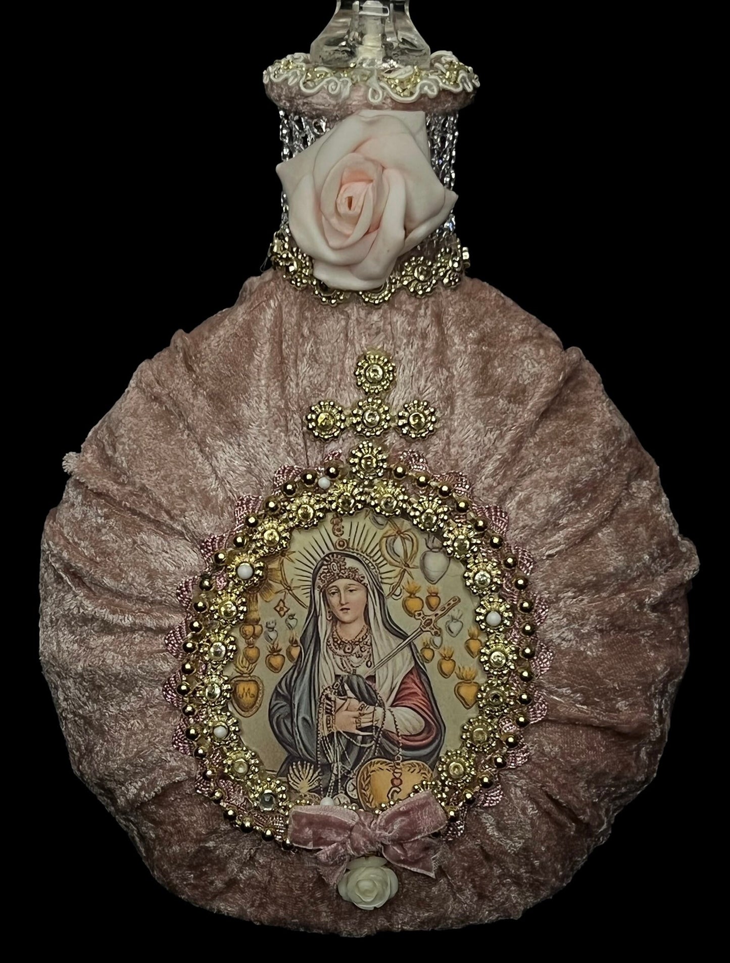 Ezili Freda + Erzulie Freda Boutey + Bottle + Blessed + Made by Haitian Vodou Initiate + Spiritual Art + One of a Kind
