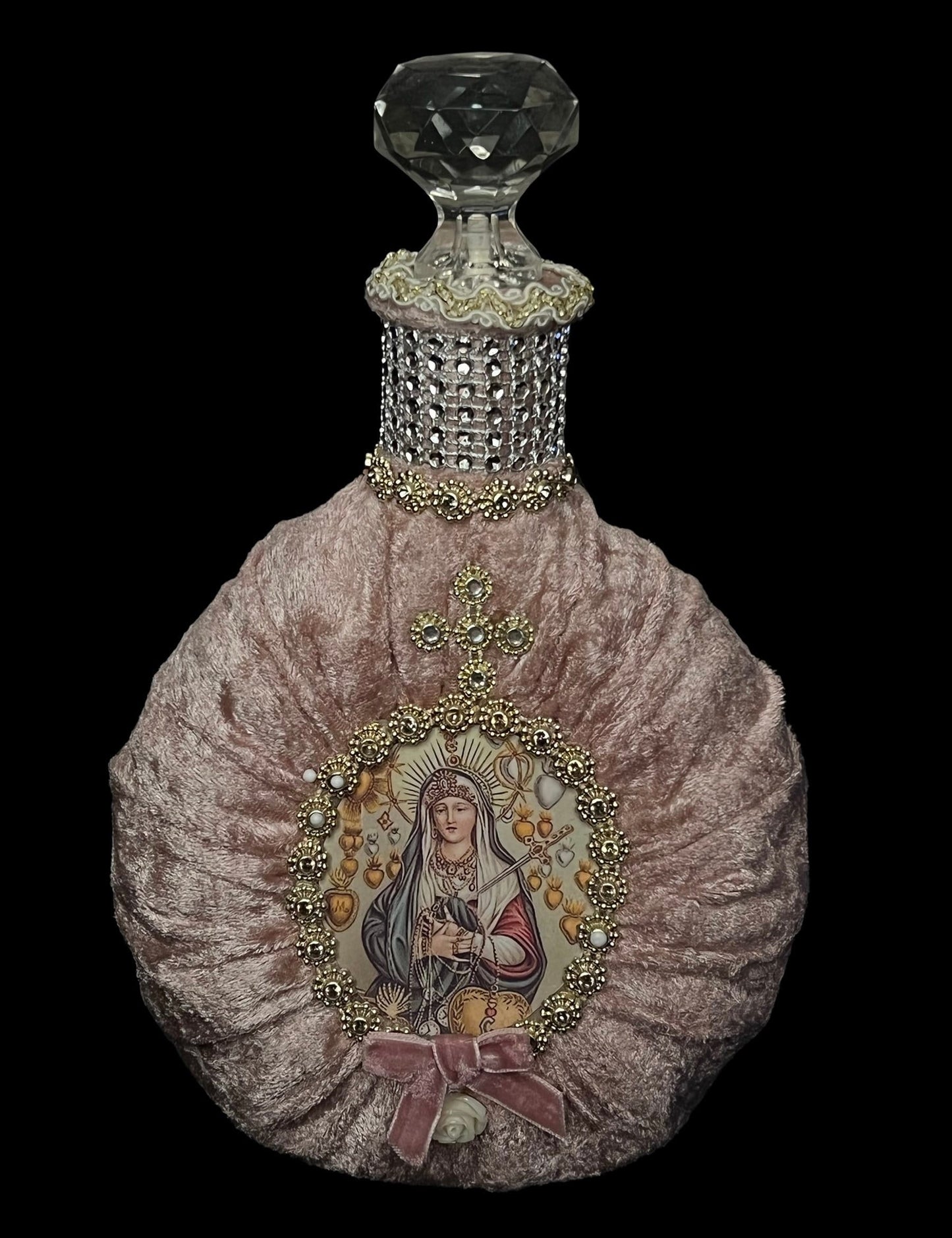Ezili Freda + Erzulie Freda Boutey + Bottle + Blessed + Made by Haitian Vodou Initiate + Spiritual Art + One of a Kind
