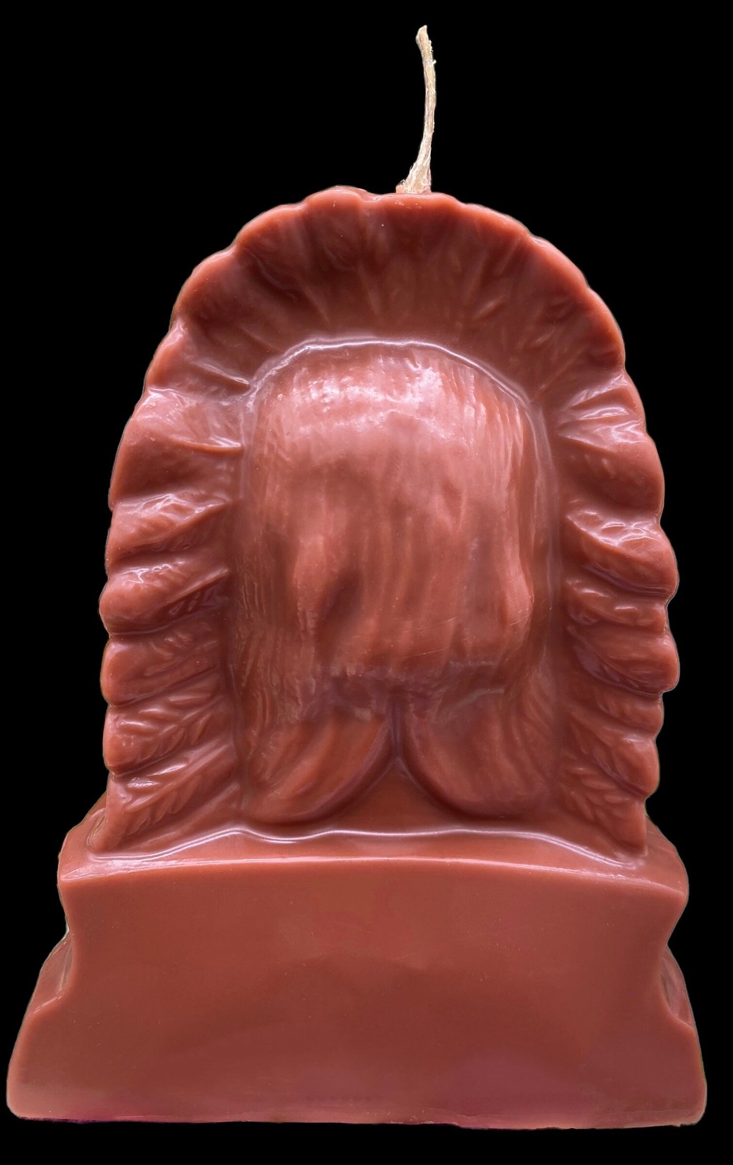 Native American Chief Candle + Protection + Abundance + Blessings + Guidance + Indigenous + Indio + Indian + Blackhawk