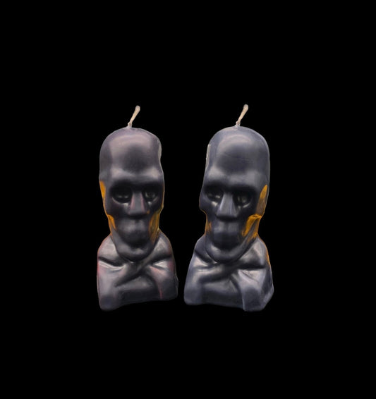 Skull & Crossbones Reversing or Uncrossing Candles + Desenvolvimiento