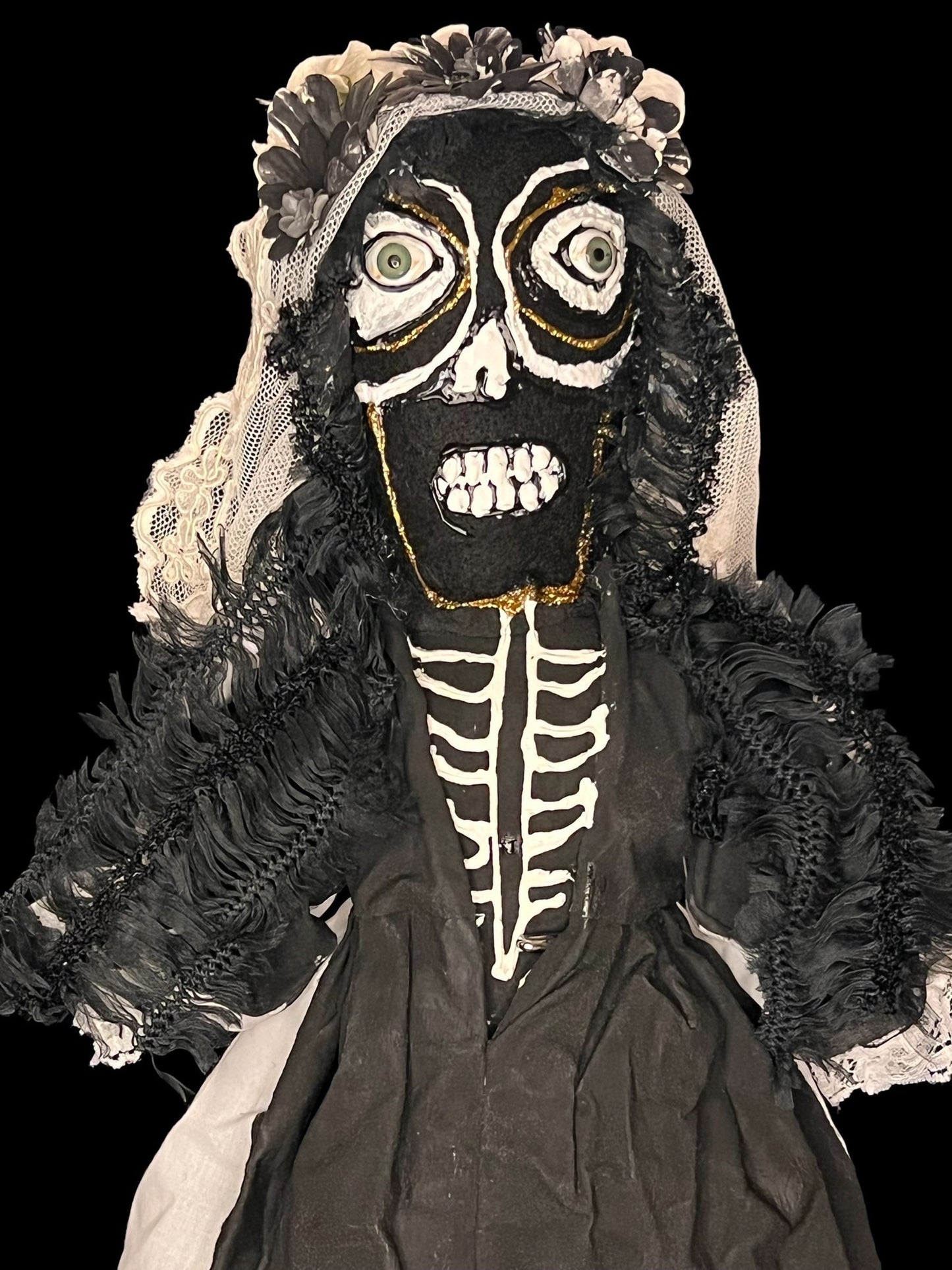 Handcrafted New Orleans Voodoo Doll + Double Sided + Ancestors + JuJu + Cleansed and Blessed + Poppet + Sells for More in Galleries! + Vodou