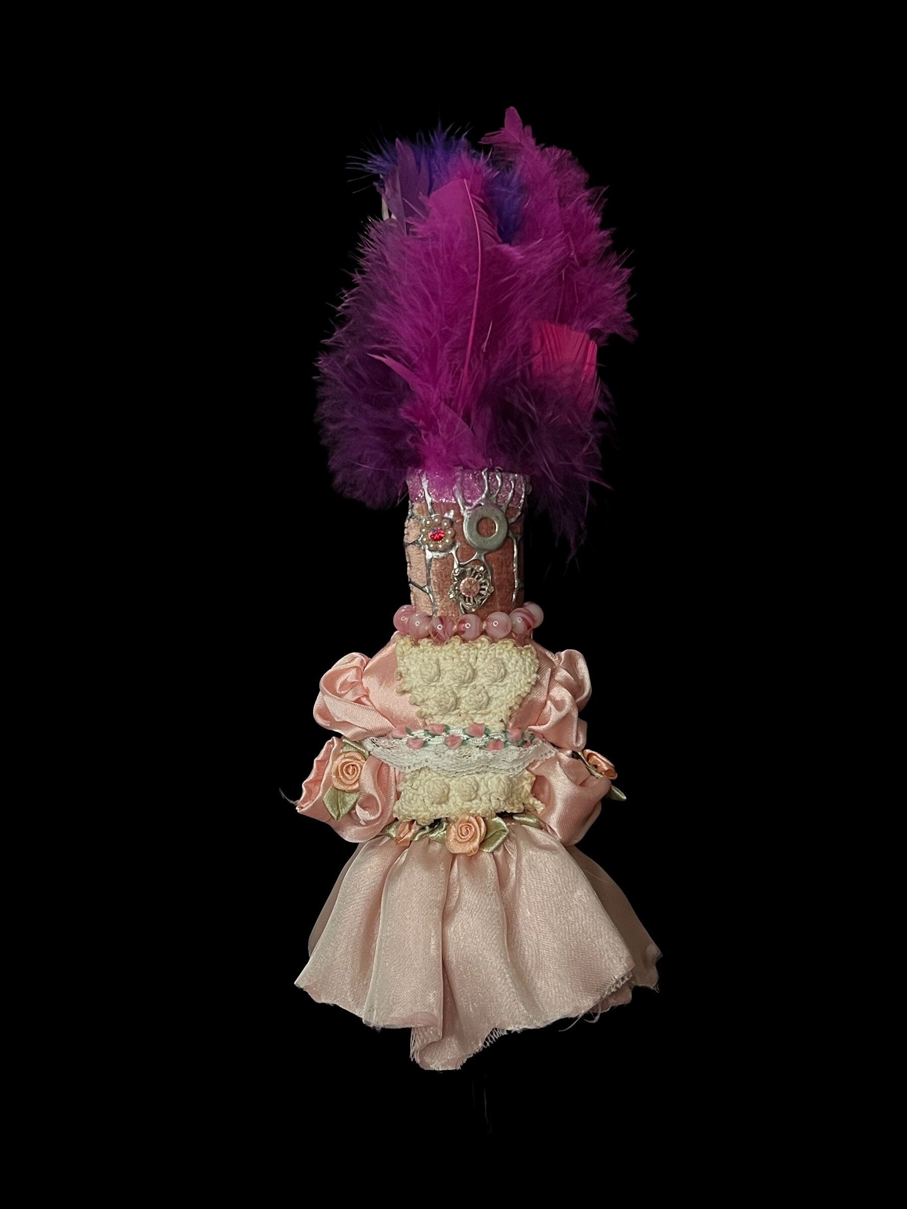 Handcrafted New Orleans Love Domination Voodoo Doll + JuJu + Cleansed and Blessed + Poppet + Sells for More in Galleries! + Vodou