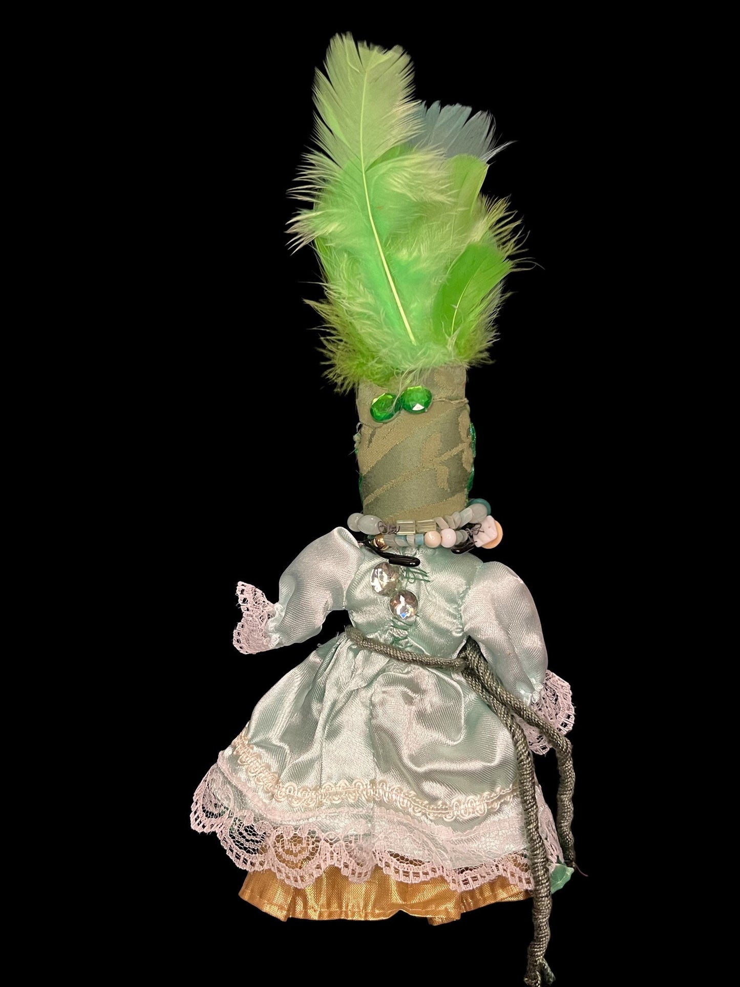 Handcrafted New Orleans Voodoo Doll + Money + JuJu + Cleansed and Blessed + Poppet + Sells for More in Galleries! + Vodou