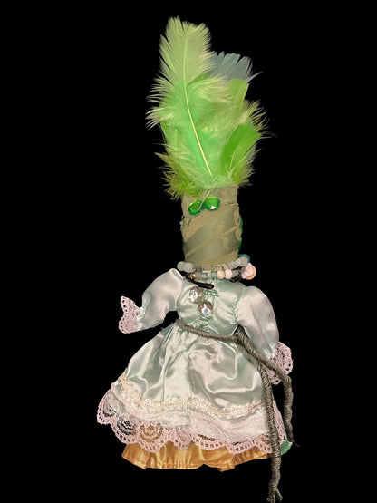 Handcrafted New Orleans Voodoo Doll + Money + JuJu + Cleansed and Blessed + Poppet + Sells for More in Galleries! + Vodou
