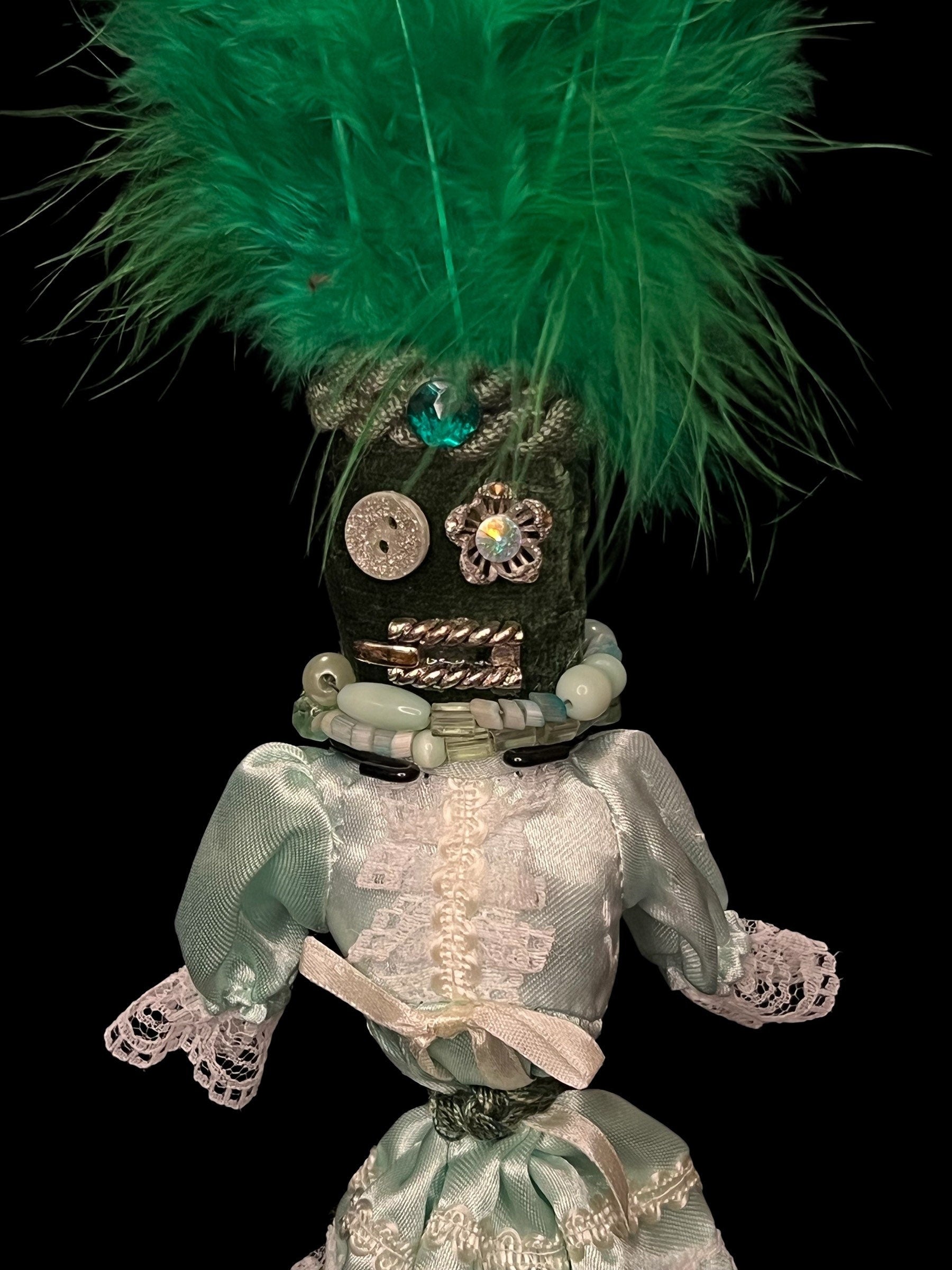 Handcrafted New Orleans Voodoo Doll + Money + JuJu + Cleansed and Blessed + Poppet + Sells for More in Galleries!