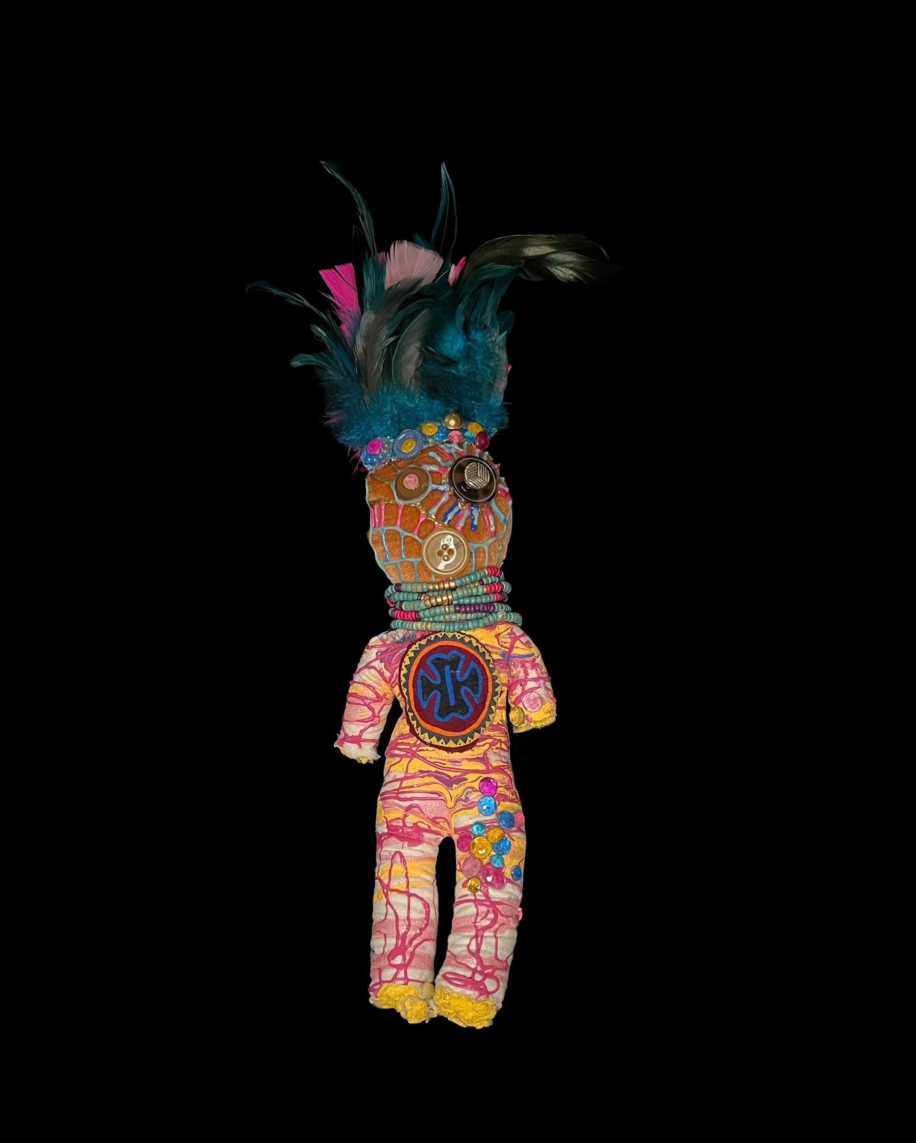 Handcrafted New Orleans Voodoo Doll + JuJu + Cleansed and Blessed + Poppet + Sells for More in Galleries! + Vodou