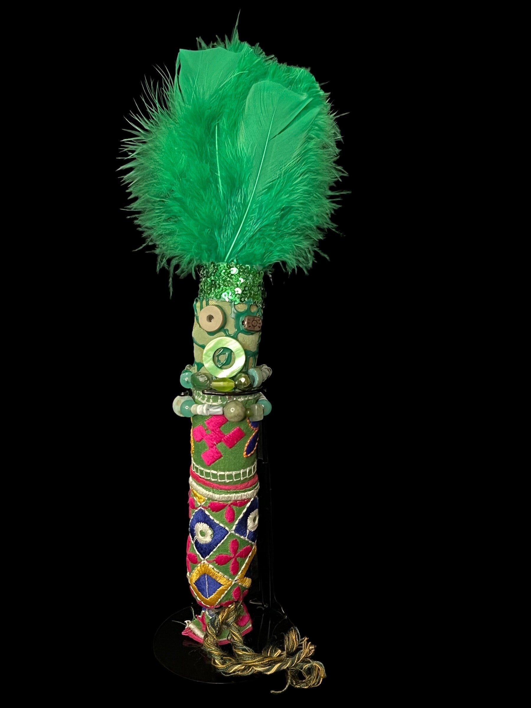 Handcrafted New Orleans Money Voodoo Doll + Money + JuJu + Cleansed and Blessed + Poppet + Sells for More in Galleries! + Vodou