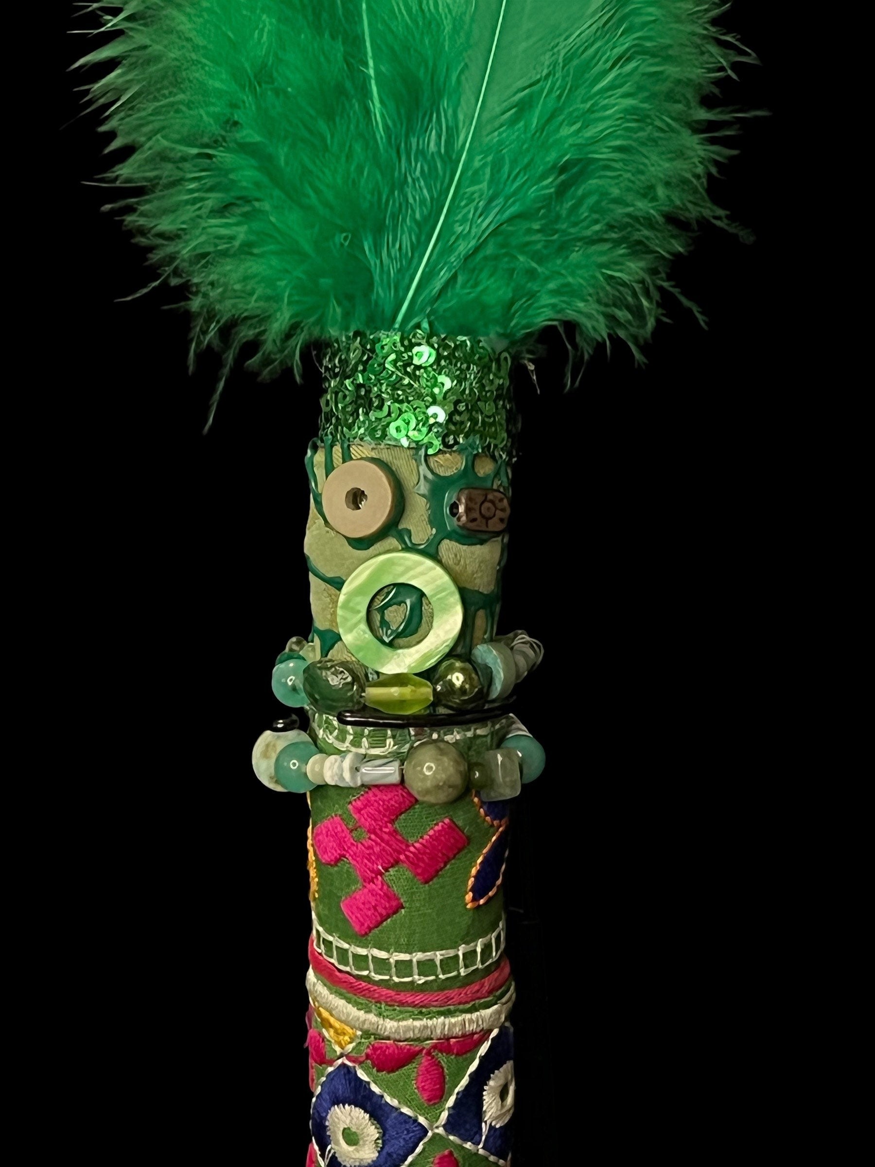 Handcrafted New Orleans Money Voodoo Doll + Money + JuJu + Cleansed and Blessed + Poppet + Sells for More in Galleries! + Vodou
