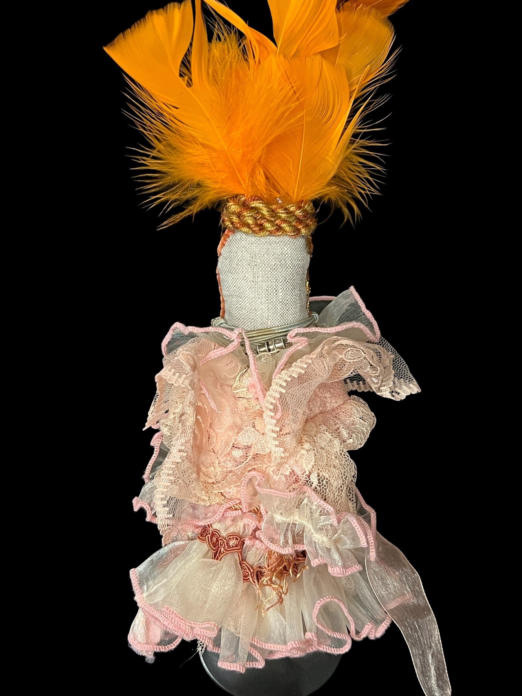 Handcrafted New Orleans Voodoo Doll + Open the Way for Love + JuJu + Cleansed and Blessed + Poppet + Sells for More in Galleries! + Vodou
