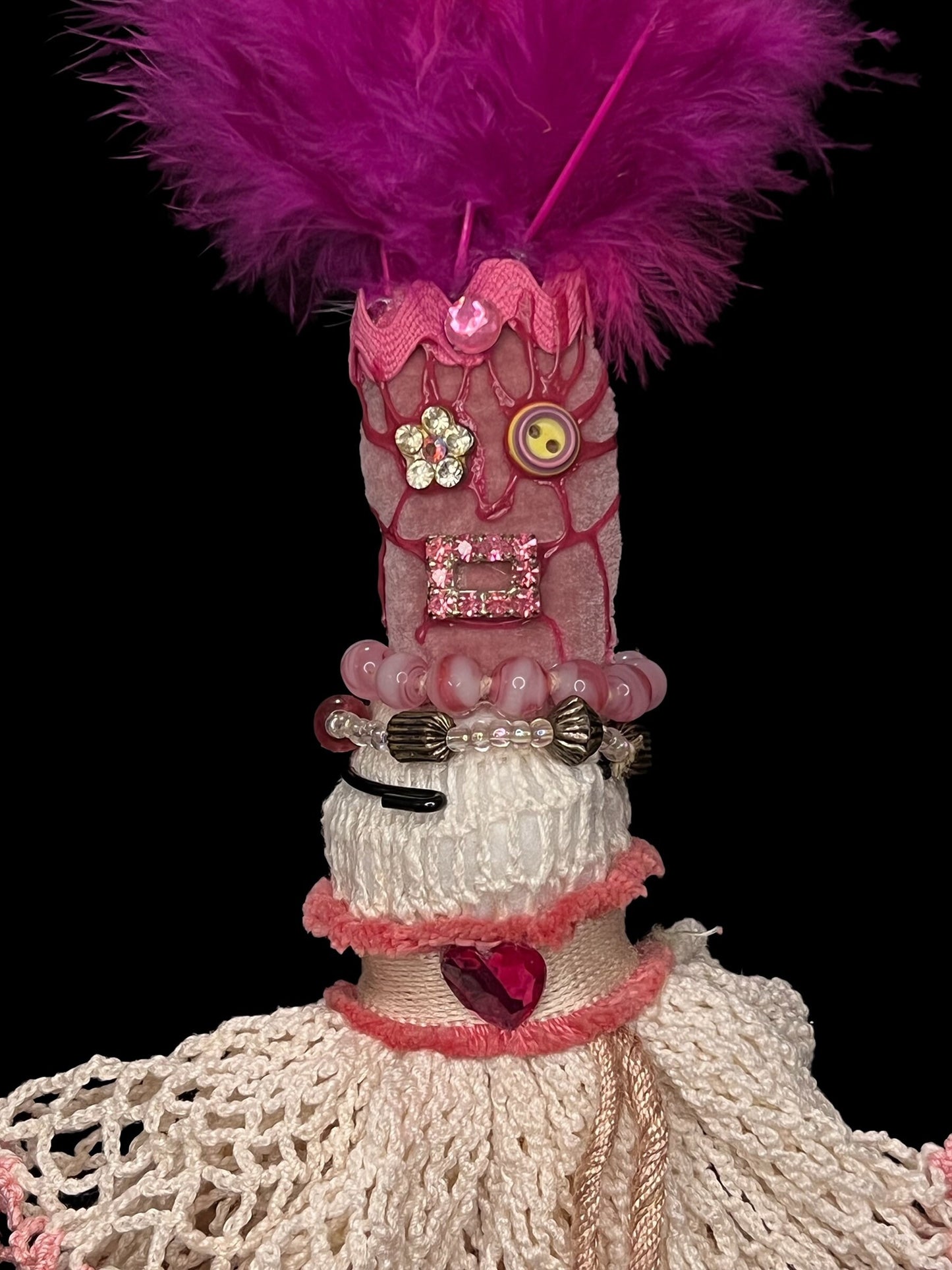 Handcrafted New Orleans Love Voodoo Doll + JuJu + Cleansed and Blessed + Poppet + Sells for More in Galleries! + Vodou