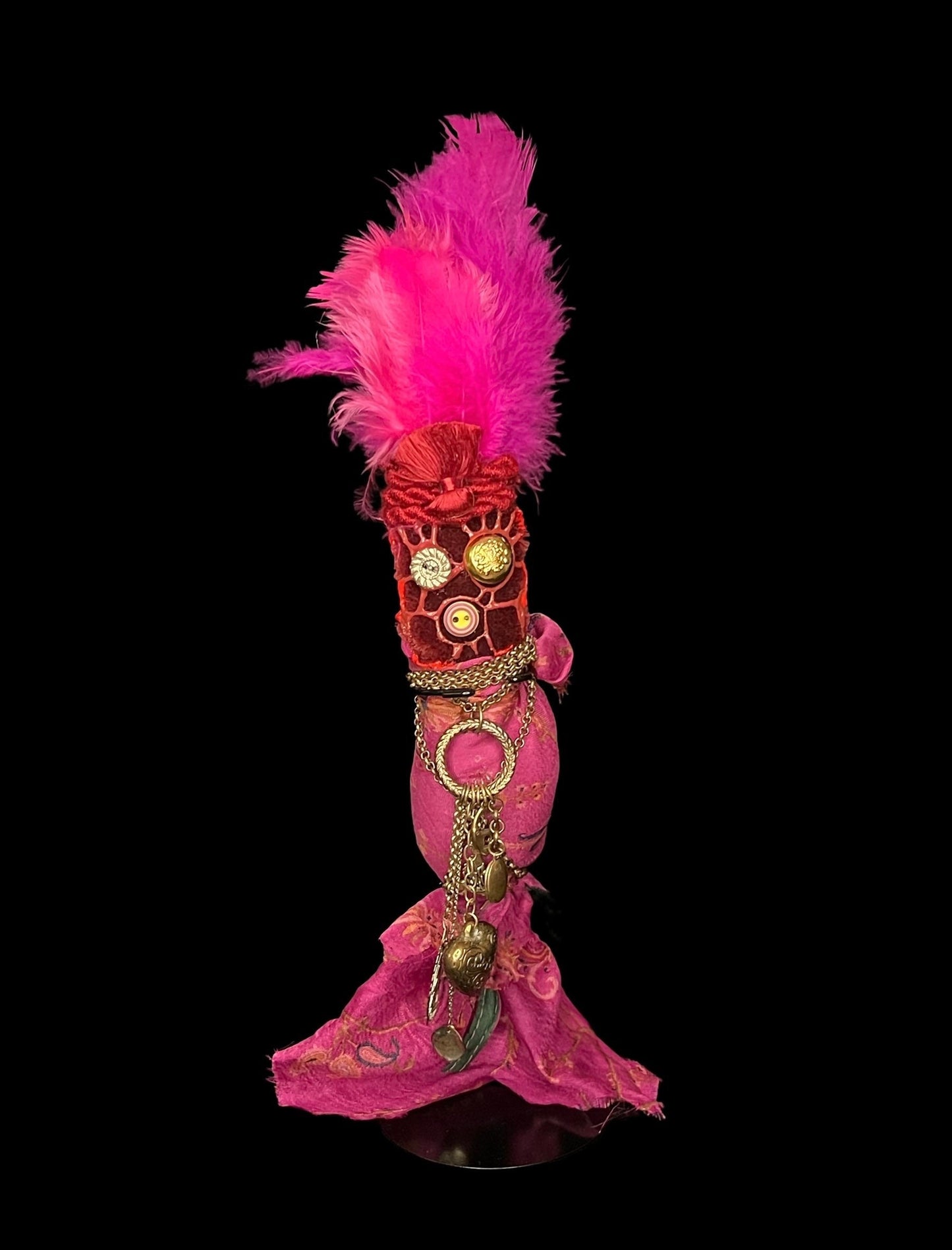 Handcrafted New Orleans Love Voodoo Doll + JuJu + Cleansed and Blessed + Poppet + Sells for More in Galleries! + Vodou
