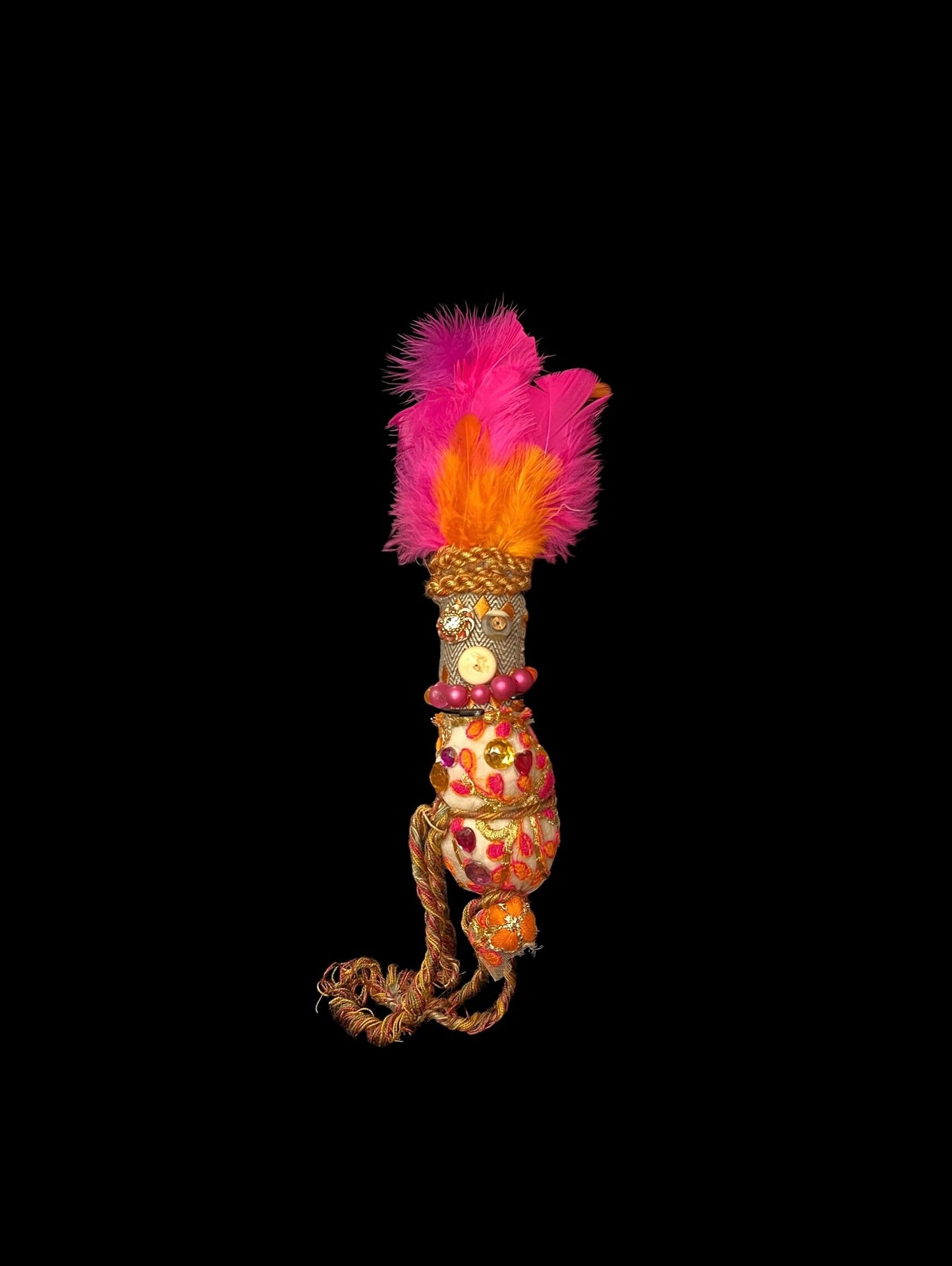 Handcrafted New Orleans Voodoo Doll + Open the Way for Love + JuJu + Cleansed and Blessed + Poppet + Sells for More in Galleries! + Vodou