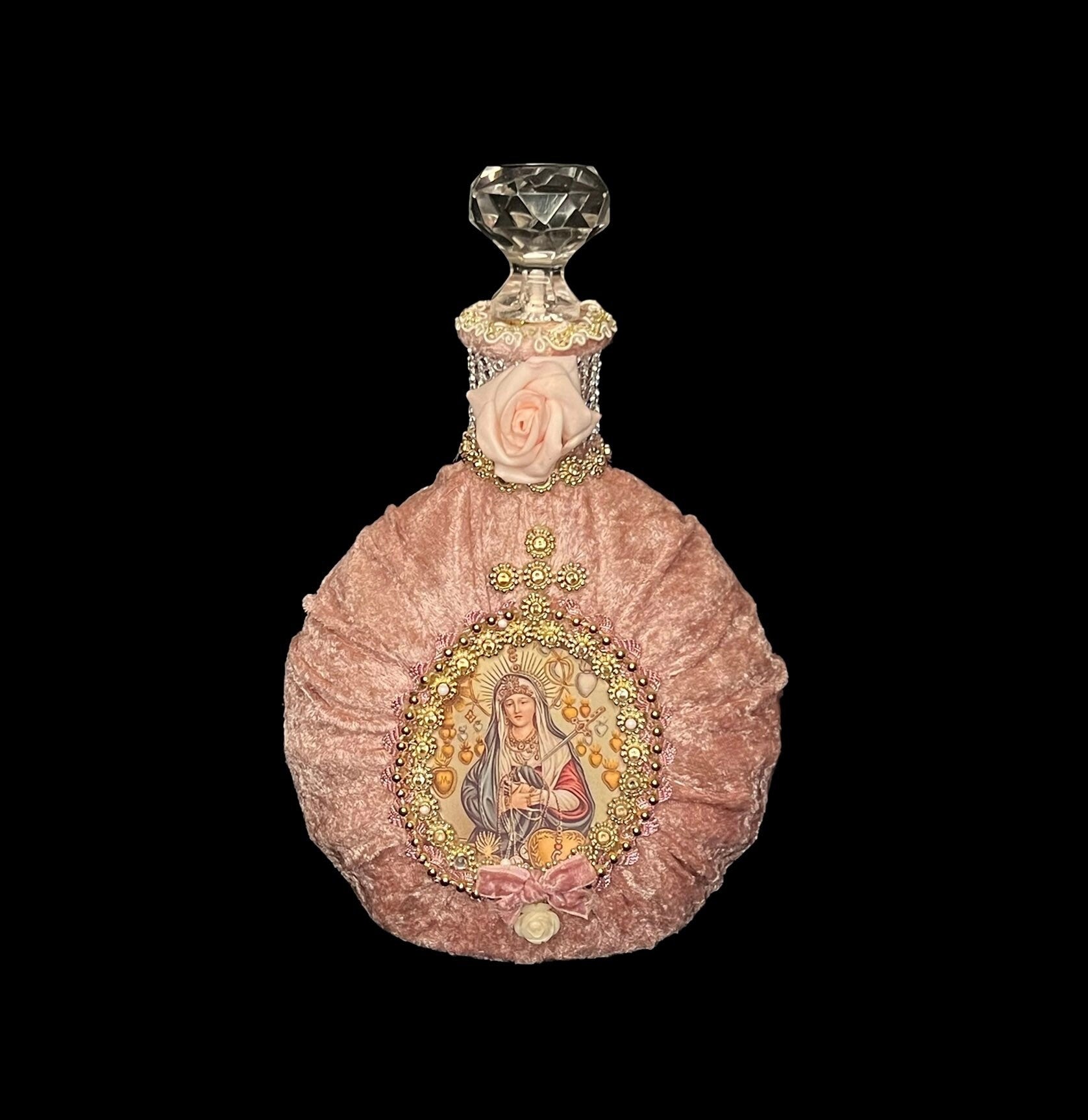 Ezili Freda + Erzulie Freda Boutey + Bottle + Blessed + Made by Haitian Vodou Initiate + Spiritual Art + One of a Kind