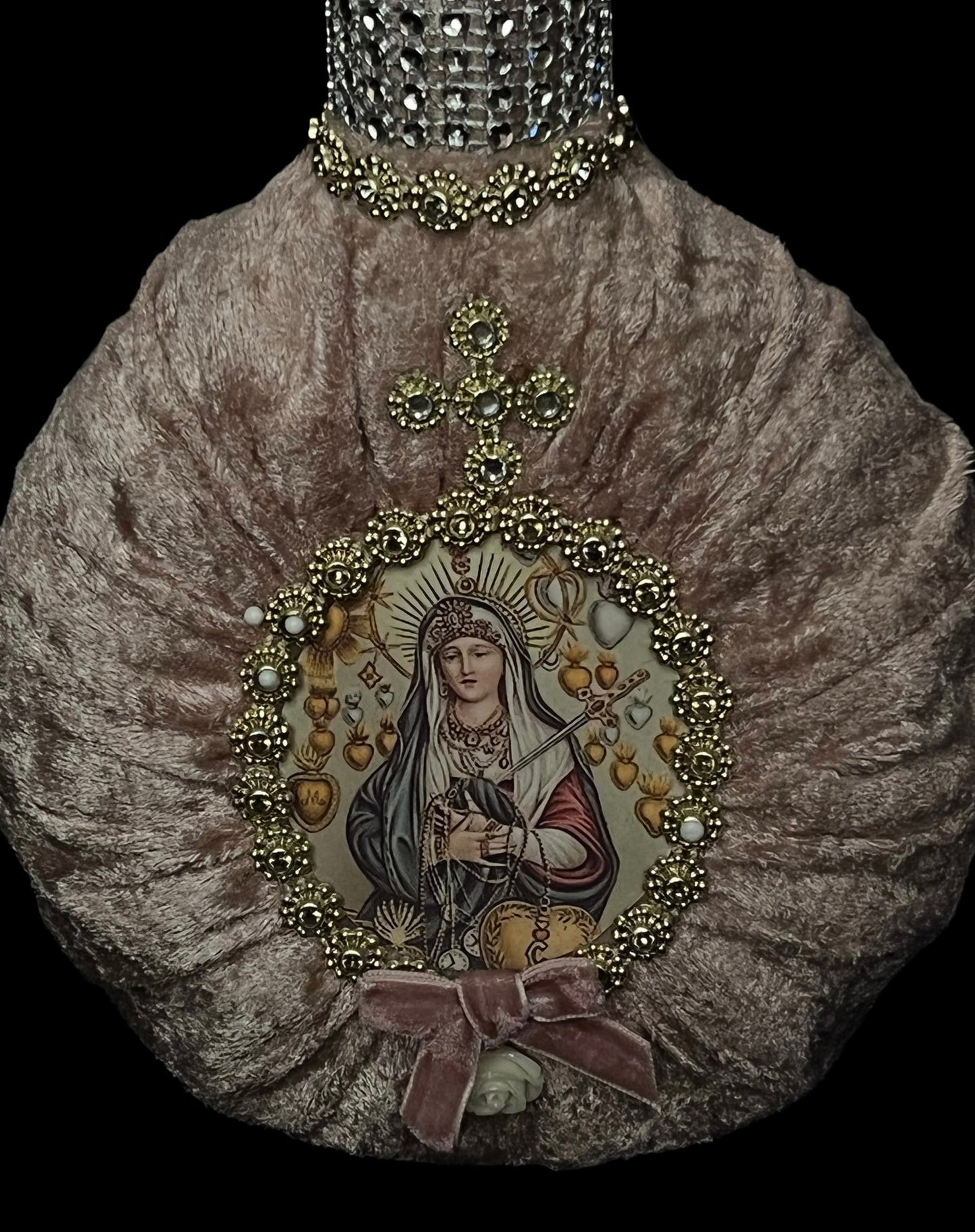Ezili Freda + Erzulie Freda Boutey + Bottle + Blessed + Made by Haitian Vodou Initiate + Spiritual Art + One of a Kind