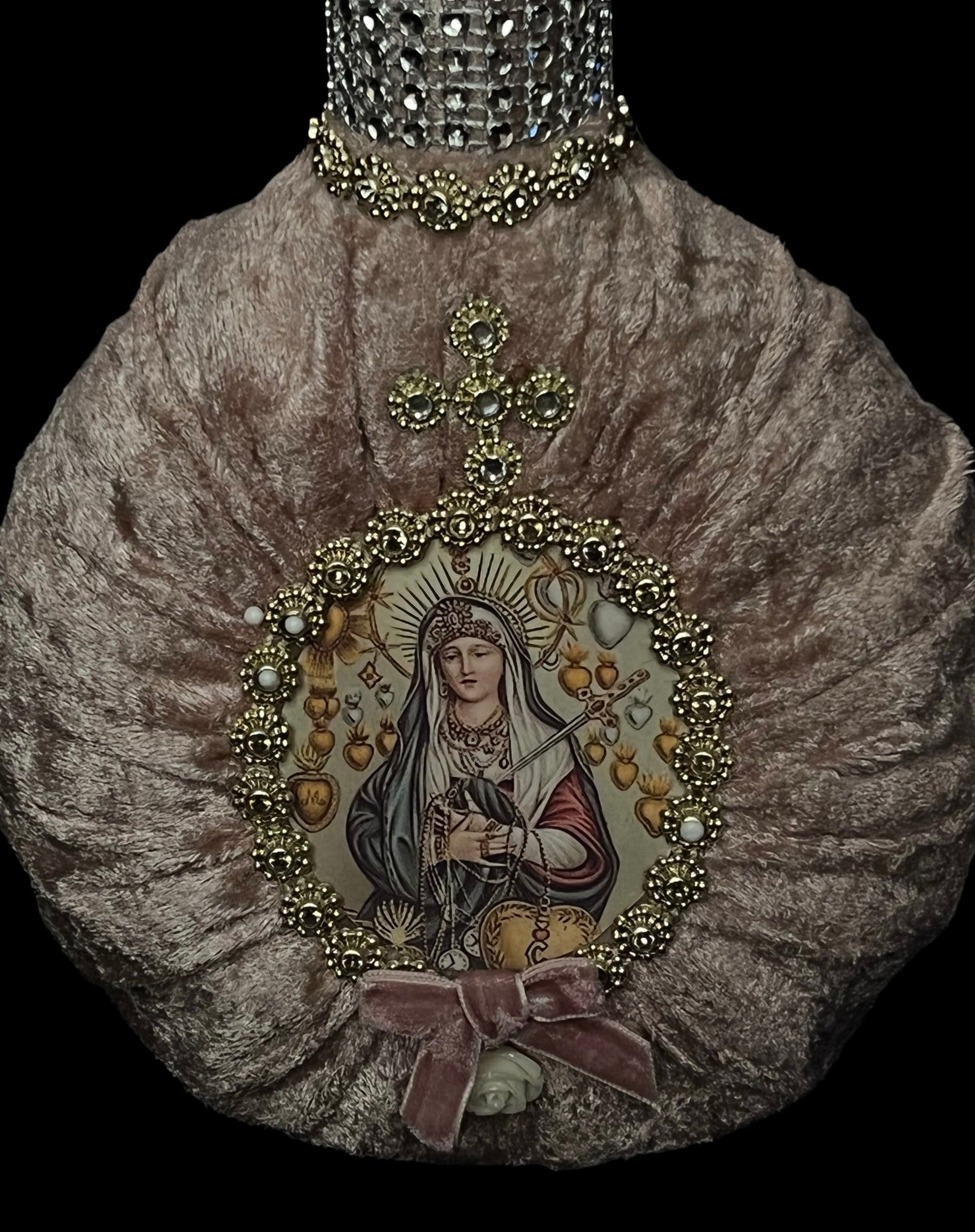 Ezili Freda + Erzulie Freda Boutey + Bottle + Blessed + Made by Haitian Vodou Initiate + Spiritual Art + One of a Kind