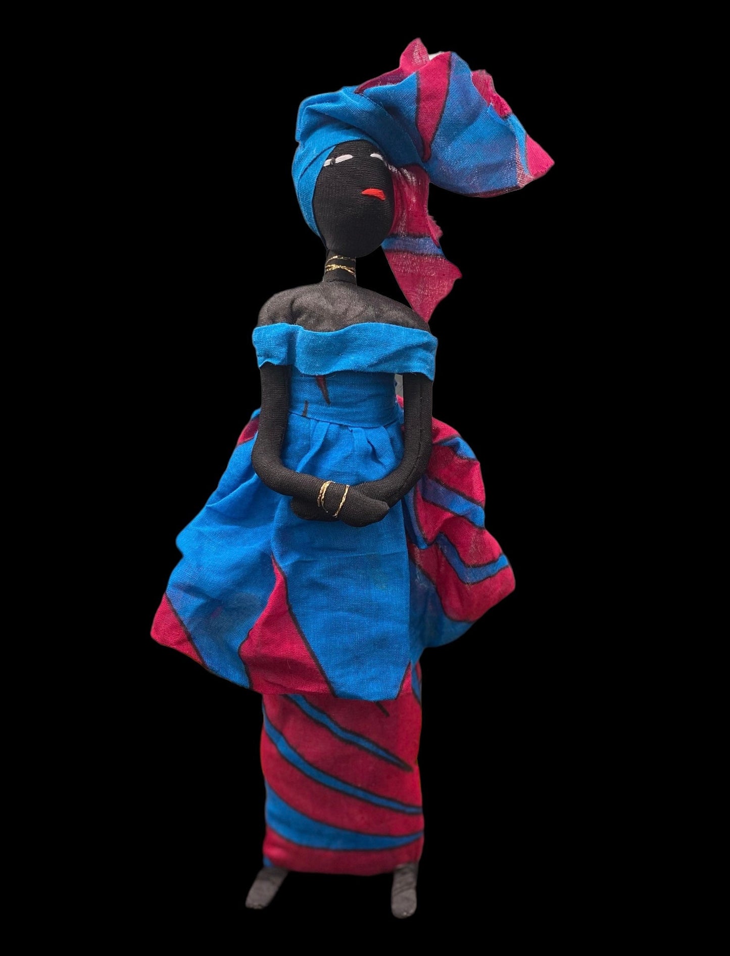 Blue Lingeer Doll + Africa + Senegal + Altar Dollie + La Sirene + Yemaya