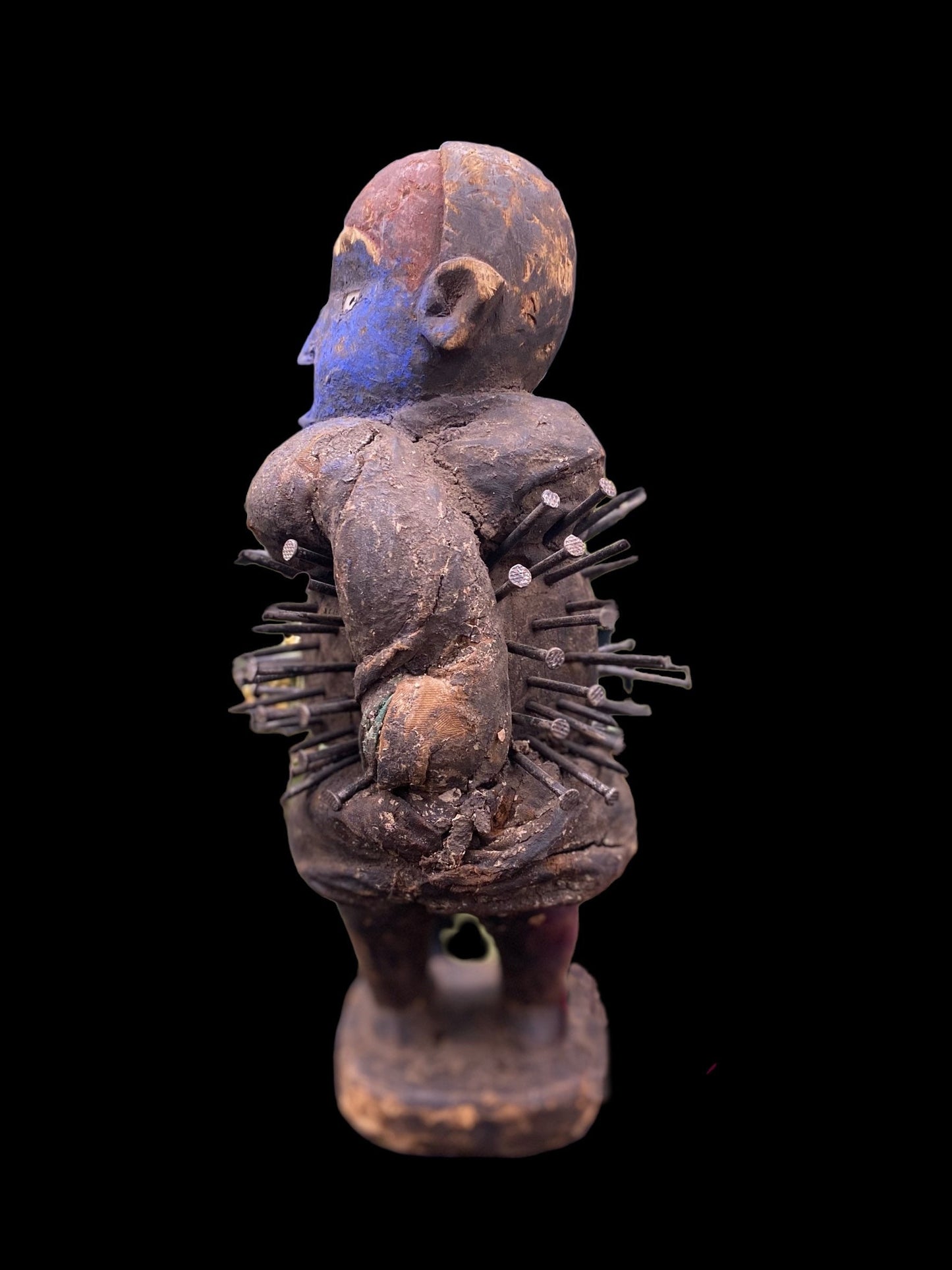 Last One! Nkisi Statue + Shigidi + Fetish from Kongo for Protection + One of a Kind