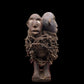 Last One! Nkisi Two-Headed with Glass Statue + Shigidi + Fetish from Kongo for Protection + One of a Kind