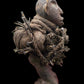 Last One! Nkisi Two-Headed with Glass Statue + Shigidi + Fetish from Kongo for Protection + One of a Kind