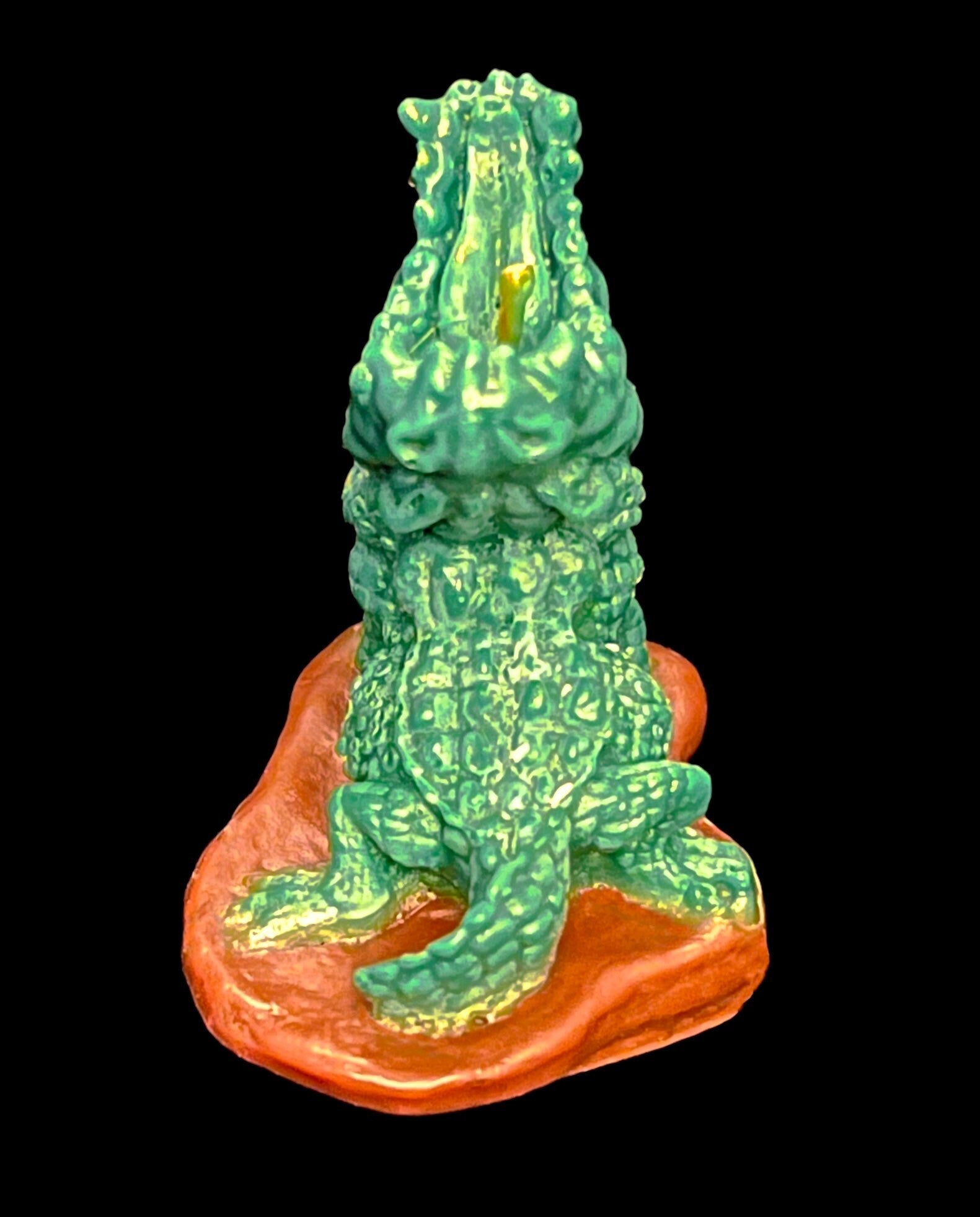 Alligator Biting Candle + New Orleans Voodoo + Hoodoo + Conjure
