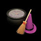 Ceramic Cauldron Candle + Witch + Samhain + Halloween