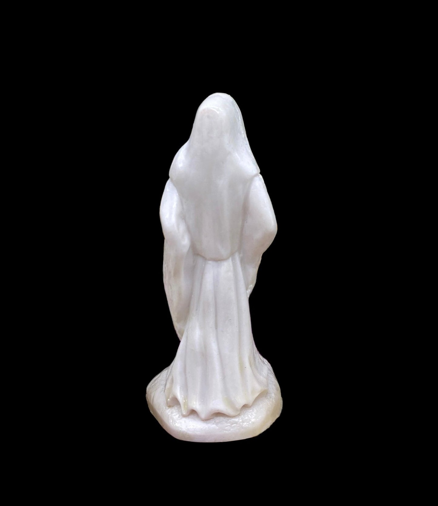Santa Muerte Blanca Justicia / Justice Statue + Baptized + Blessed + Fixed + Made in Mexico