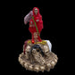 Santa Muerte Roja Statuette + Hear, Speak, See No Evil + Hide Love Spellwork + Baptized + Blessed + Fixed + Made in Mexico