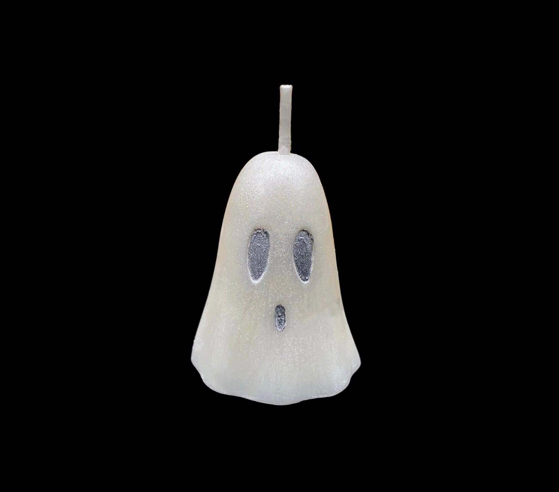 Three Ghost Candles + Haint + Spook + Samhain + Halloween