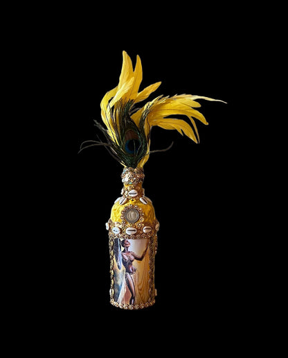 Oshun Boutey + Bottle + Blessed + Made by Lukumi & Haitian Vodou Initiate + Spiritual Art + One of a Kind