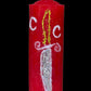 Papa Candelo Cedife Hand-Carved Candle + Saint Charles Borromeo + Luck + Money + Protection + Wisdom + Healing + Breaking Hexes + San Carlos
