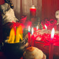 Papa Candelo Cedife Oil + Luck + Money + Protection + Wisdom + Healing + Breaking Hexes + 24K Gold + San Carlos + Saint Charles Borromeo