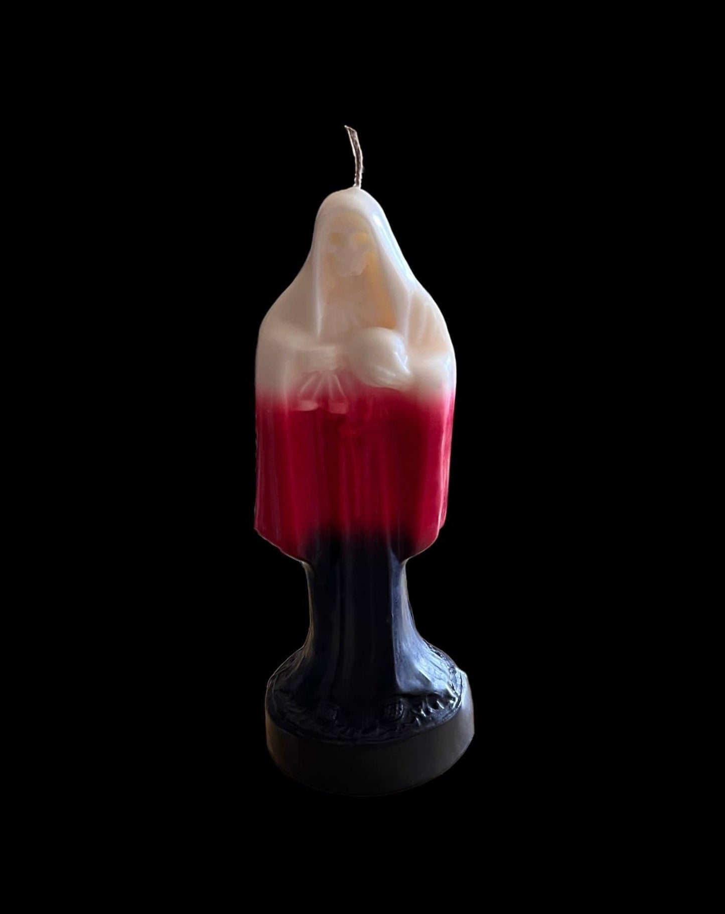 Santa Muerte Three Robes Candle + Protection + All Purpose