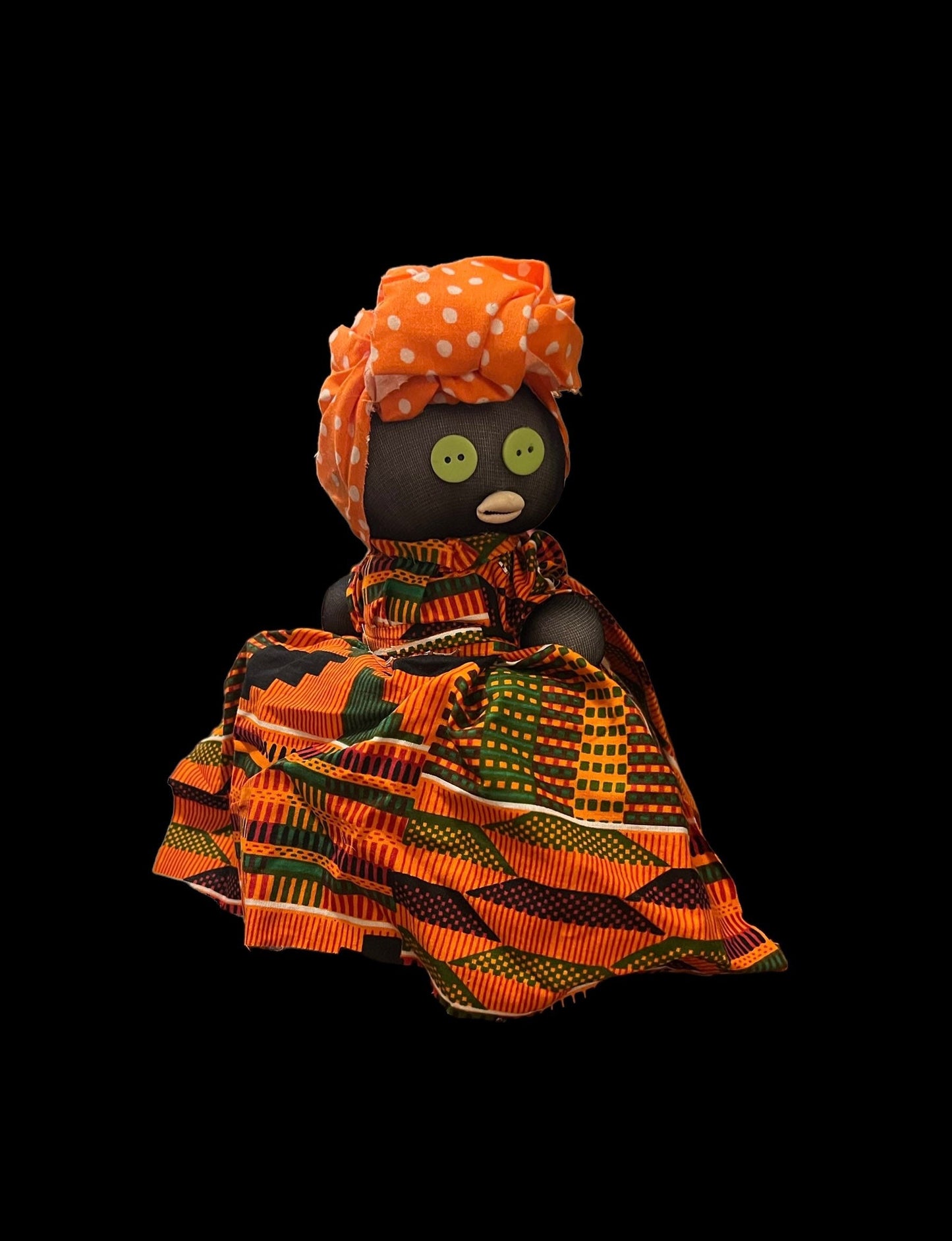 Big Mama Dollie + Spirit Doll + Blessed + Protection + Hoodoo + Conjure + JuJu + Handcrafted + La Madama