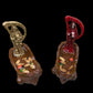 Santa Muerte Statuette in a Boat + Baptized + Blessed + Fixed + Made in Mexico