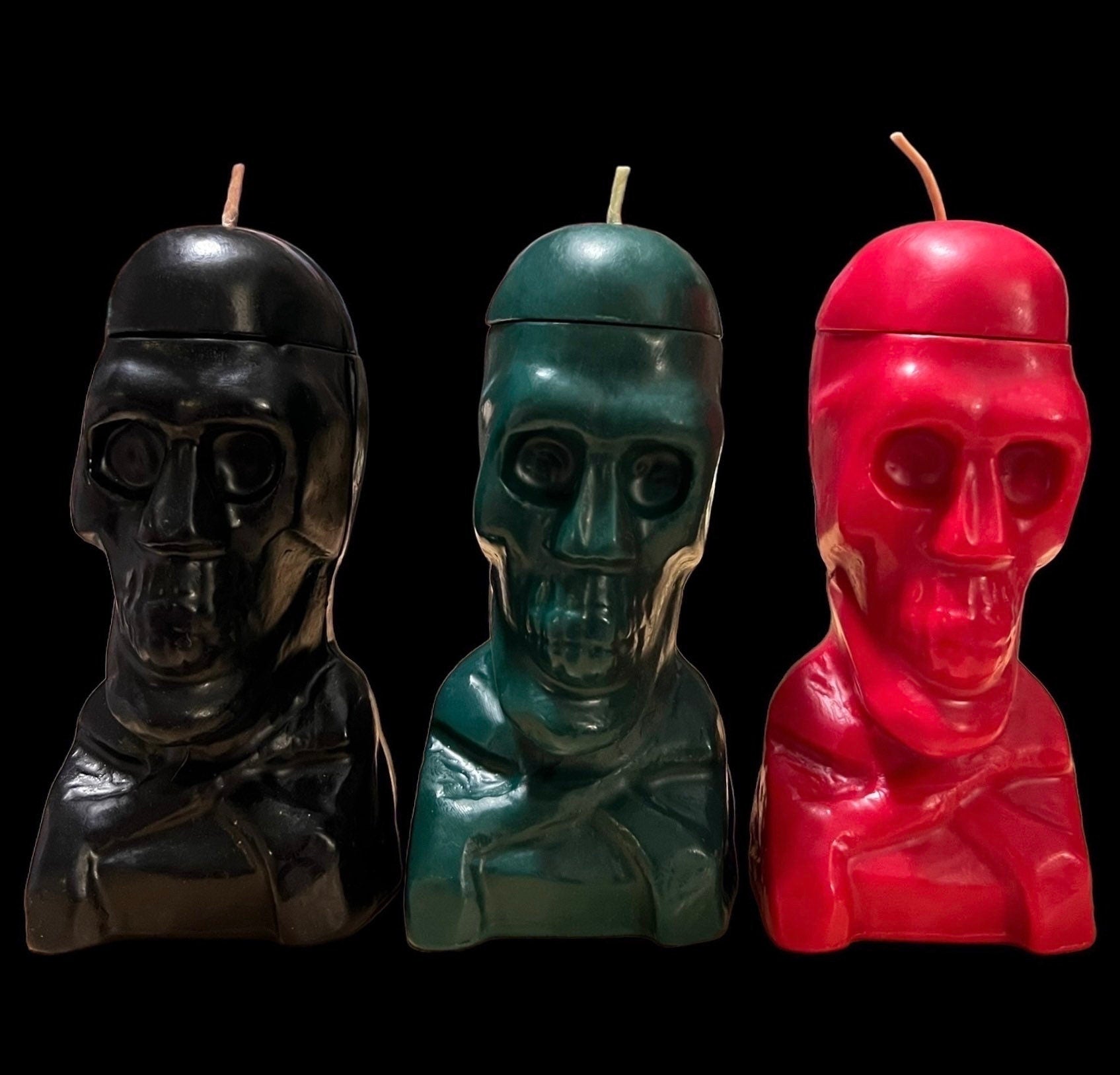 Loadable Skull & Crossbones Candle + Love + Money + Hex + Send Spirits of the Dead