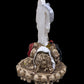 Santa Muerte Blanca Statuette + Hear, Speak, See No Evil + Baptized + Fixed + Made in Mexico